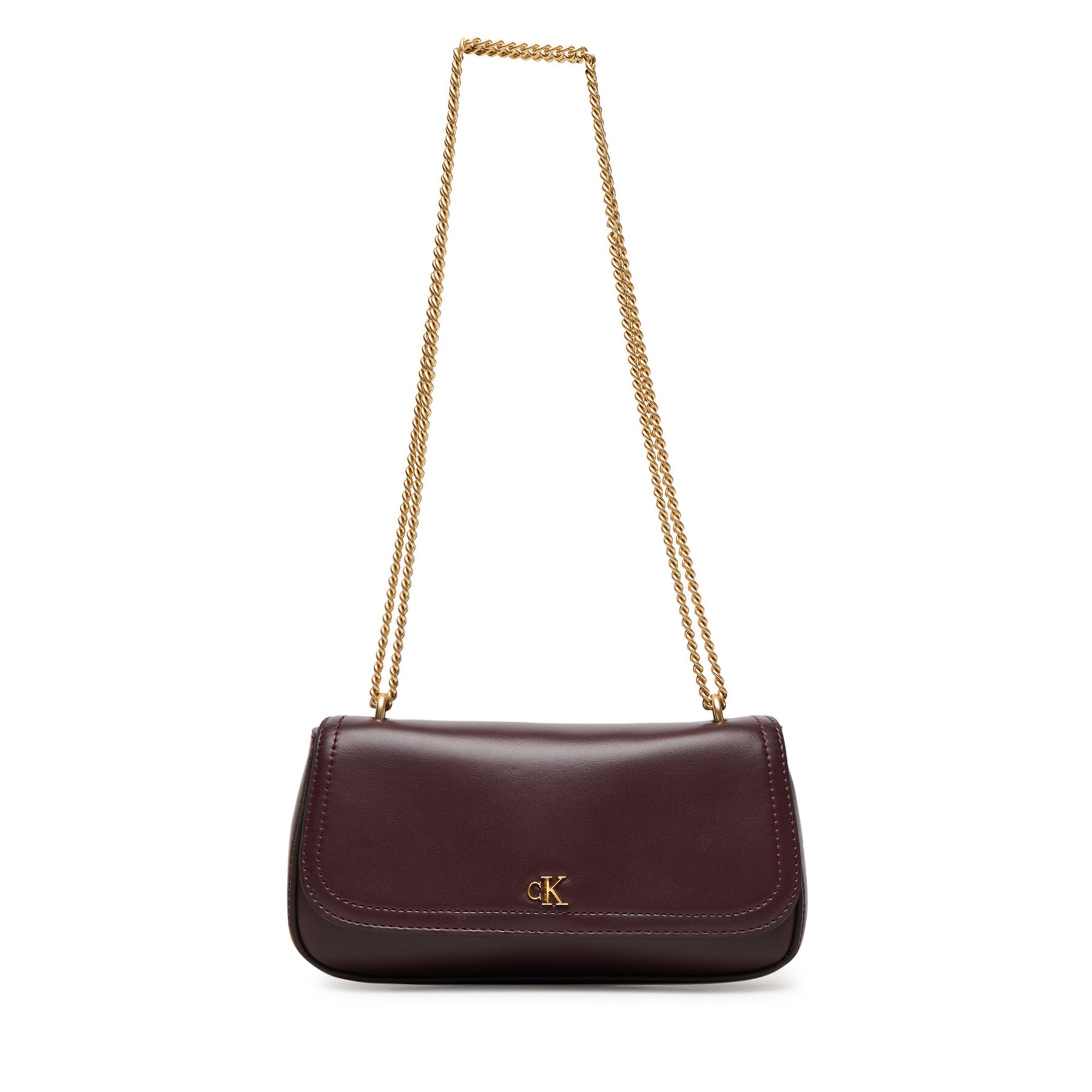 Borsetta Calvin Klein Ck Convertible Chain Small Bag LV04F3172G Bordeaux