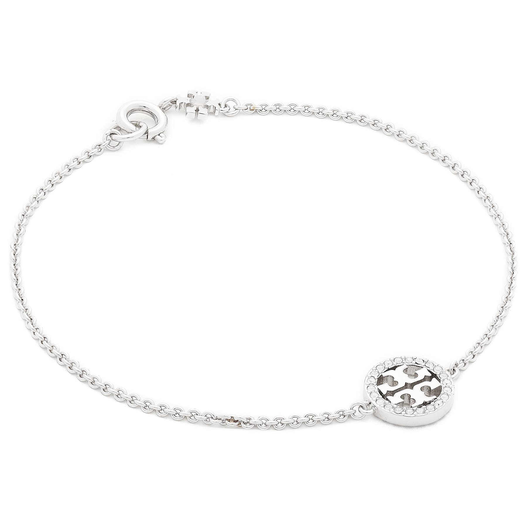 Tory Burch Βραχιόλι Tory Burch Miller Pave Chain Bracelet Tory 80997 Ασημί
