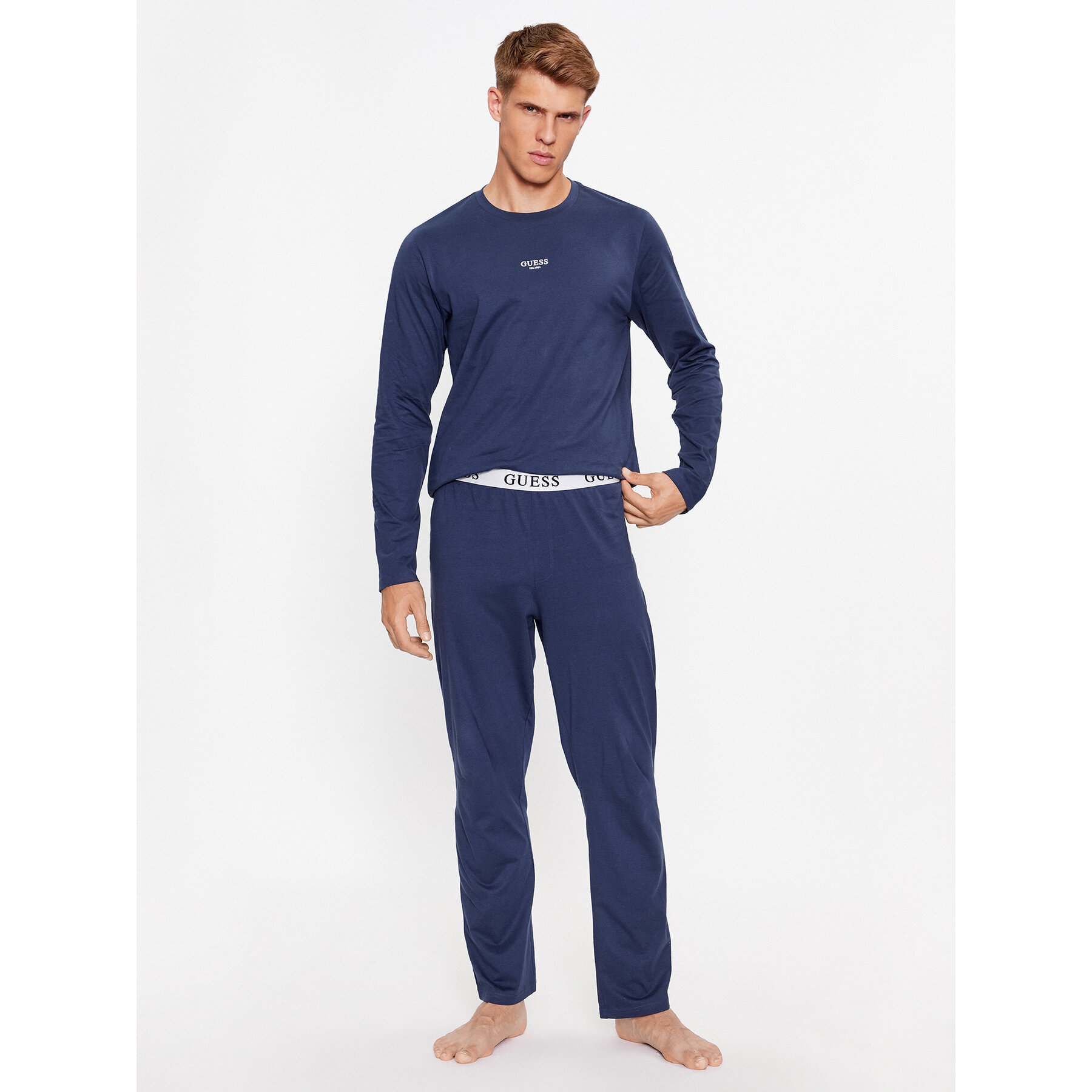 Guess Pigiama U2BX00 KBZG0 Blu Regular Fit