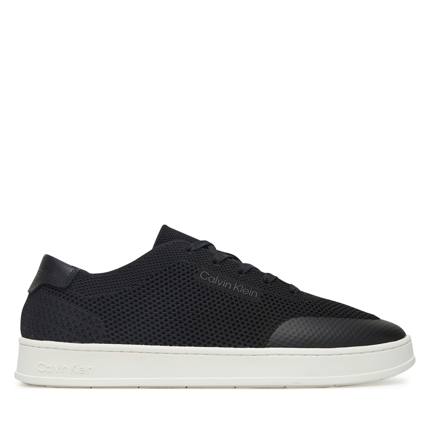 Sneakers Calvin Klein Low Top Lace Up Knit HM0HM01726 Negru