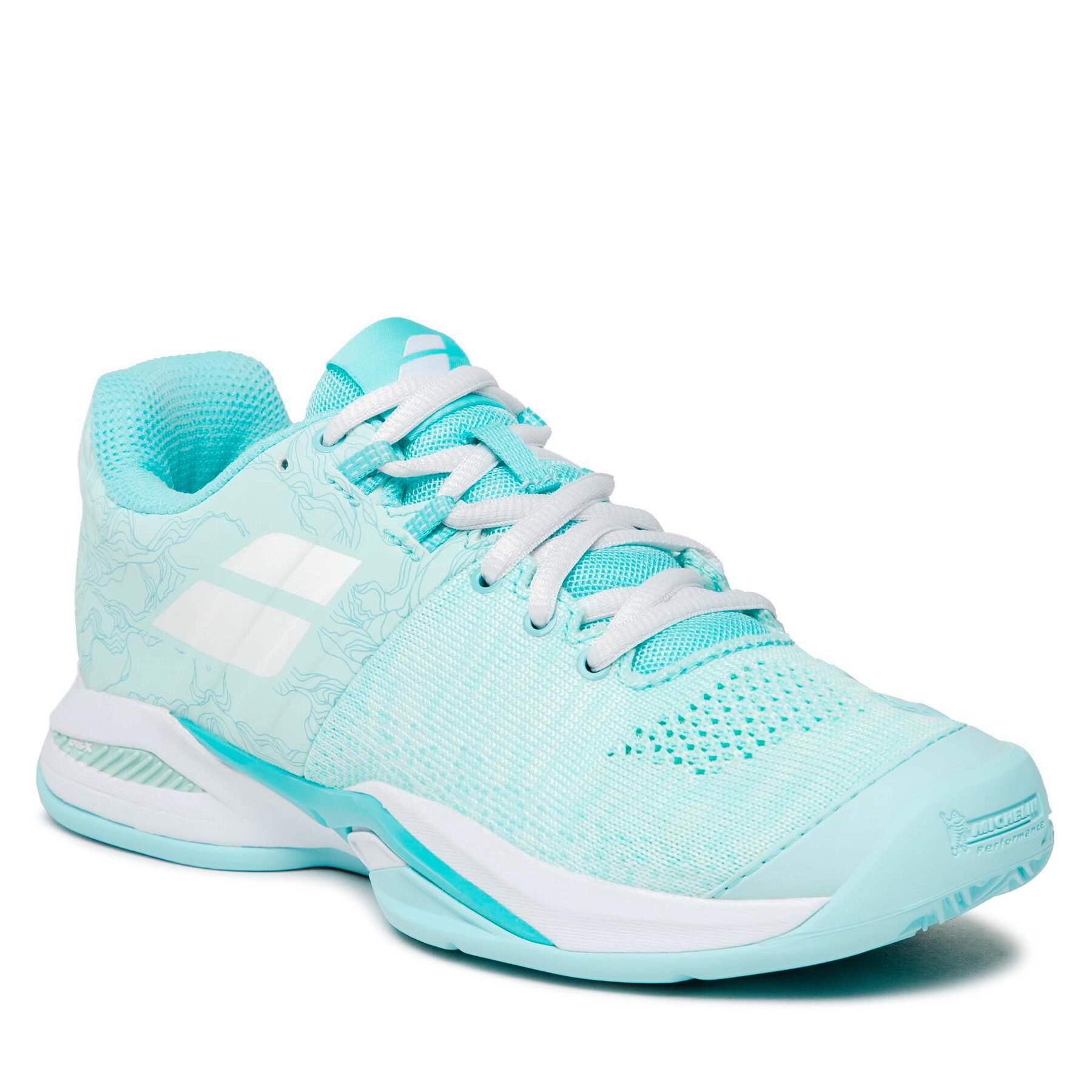 Pantofi Babolat Propulse Blast Clay Women 31S22751 Tanager Turquoise 31S22751 imagine super redus 2022