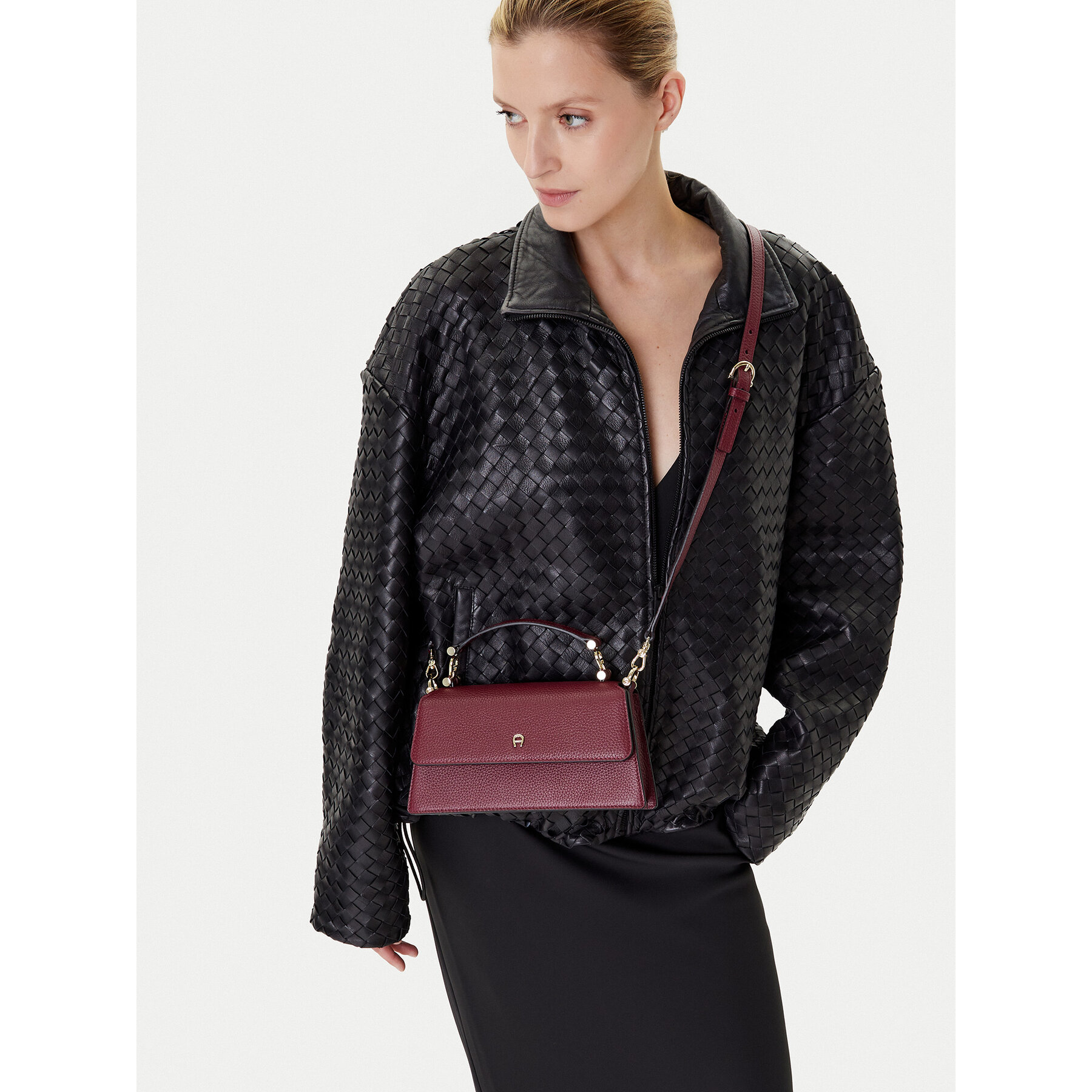 Borsetta Aigner Delia S 132985 Bordeaux