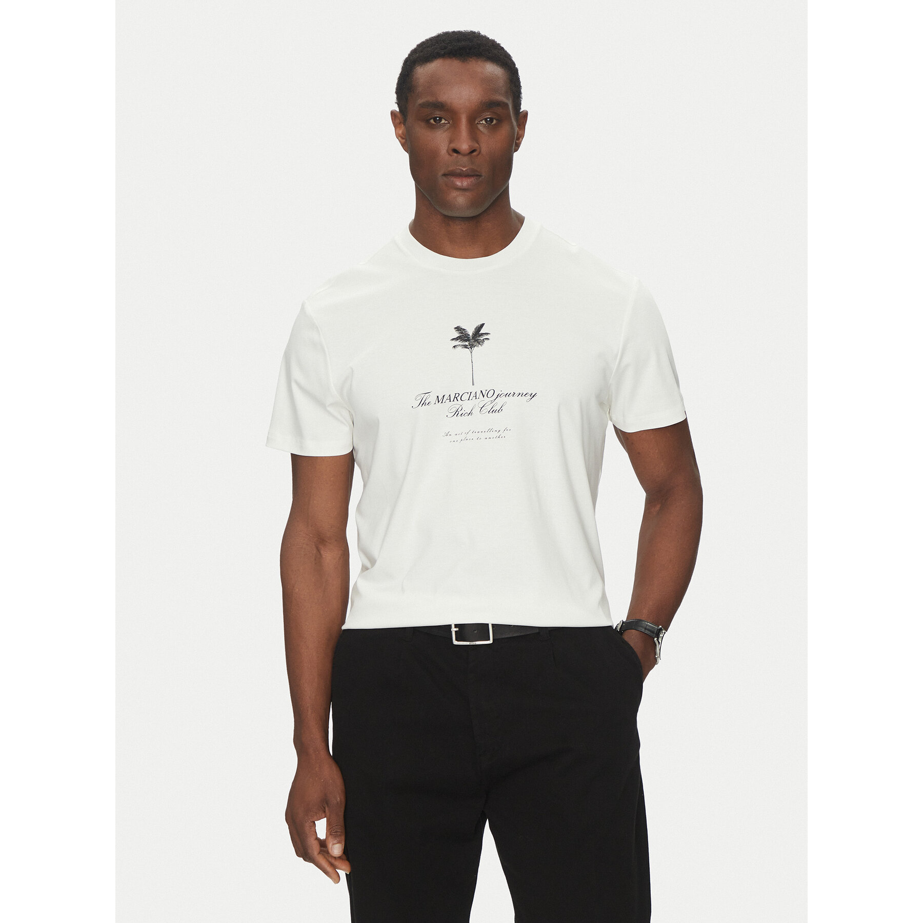 Marciano Guess Póló 5GHI09 6323A Fehér Regular Fit