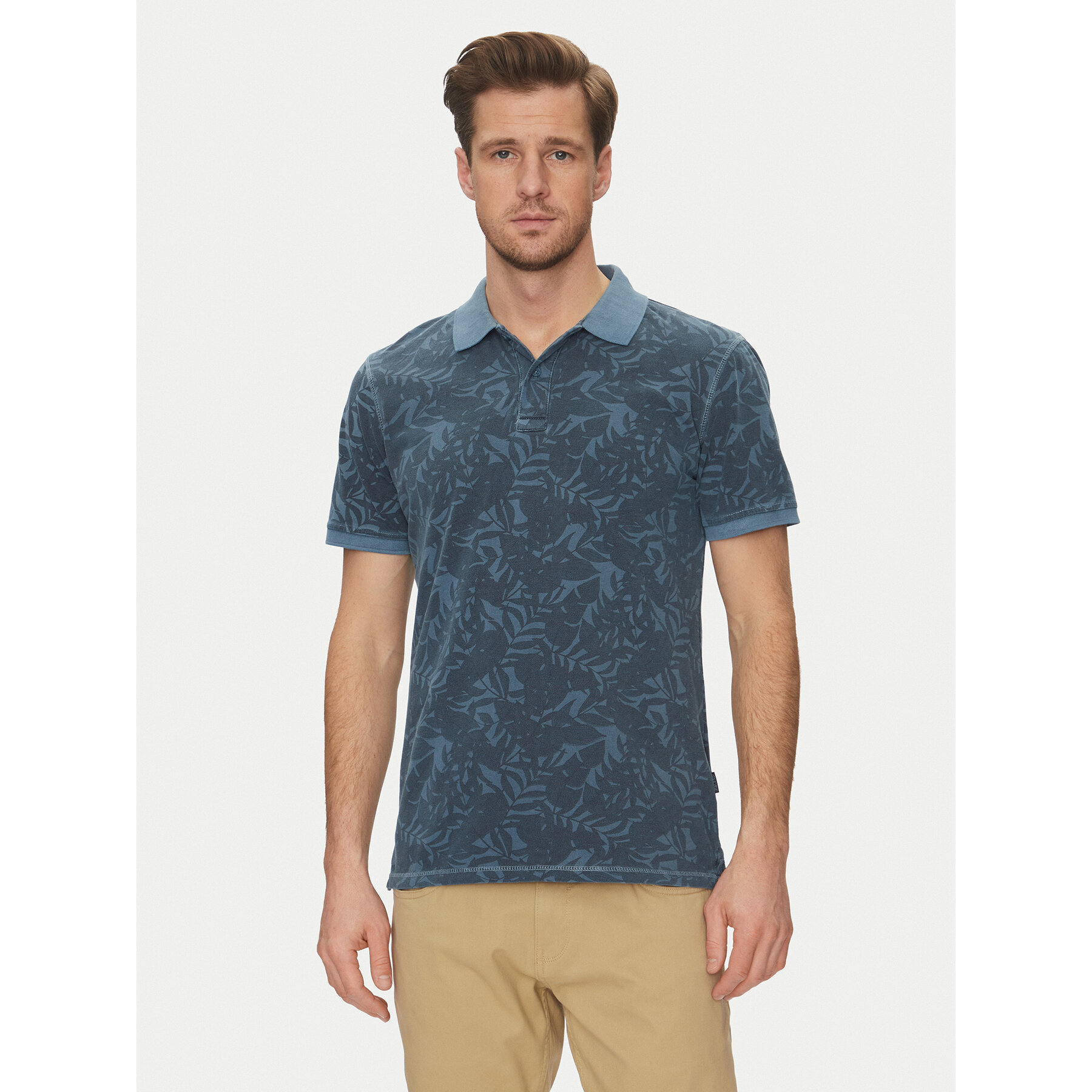 Blend Polo 20718251 Blu Regular Fit