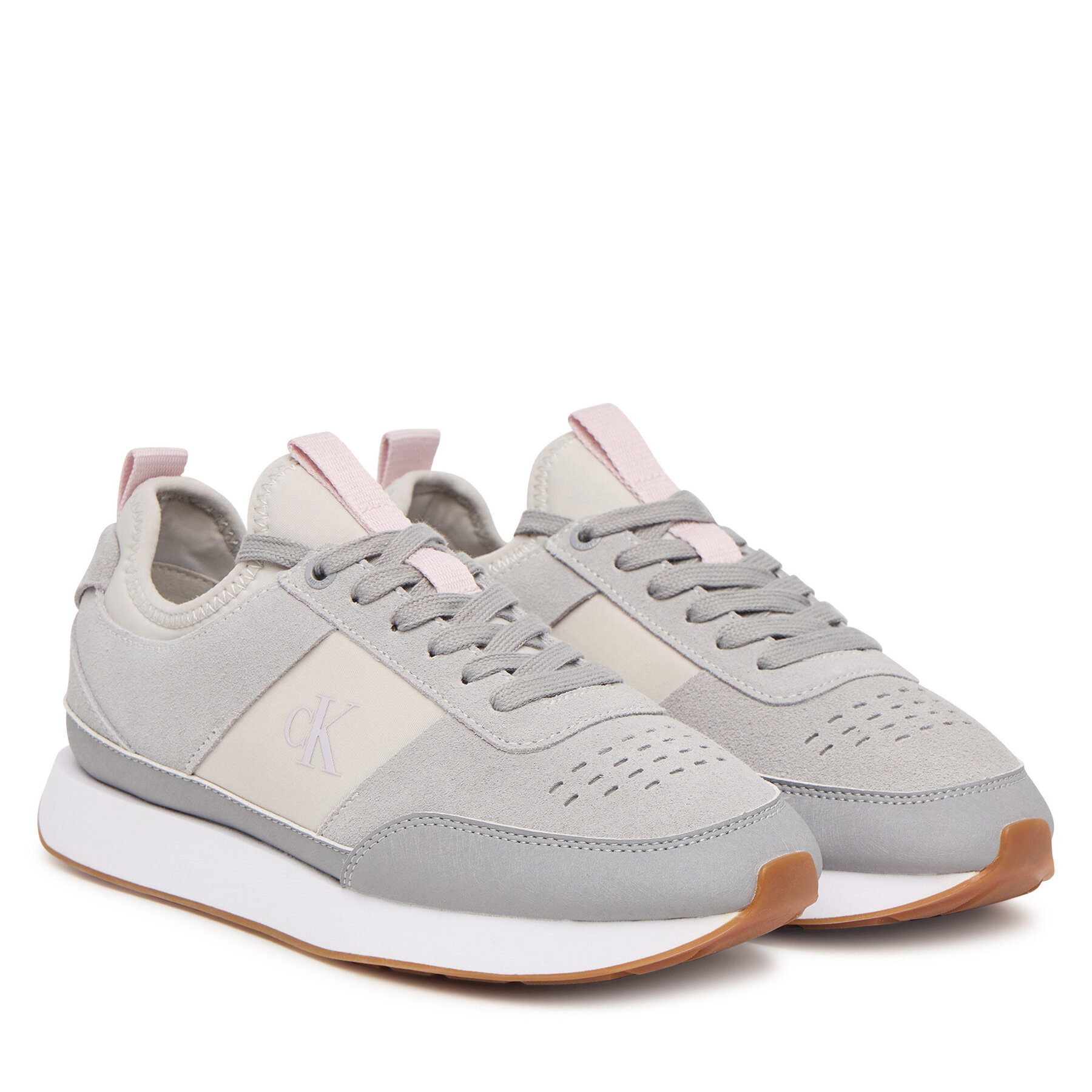 Laisvalaikio batai Calvin Klein Retro Runner Sock Laceup Neo Mix HW0HW03250 Pilka