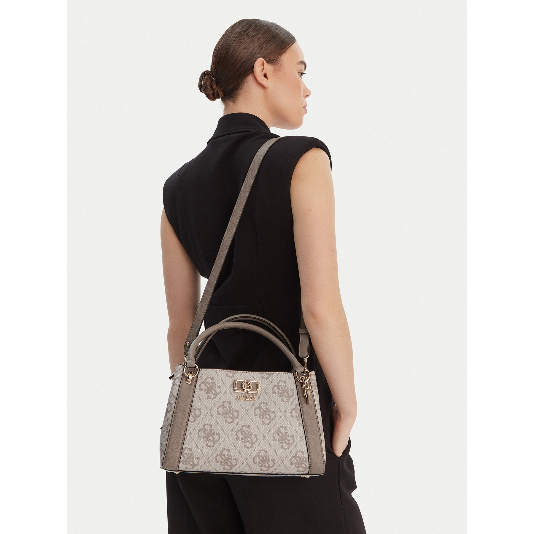 Τσάντα Guess Karnilla HWOS99 01060 Μπεζ