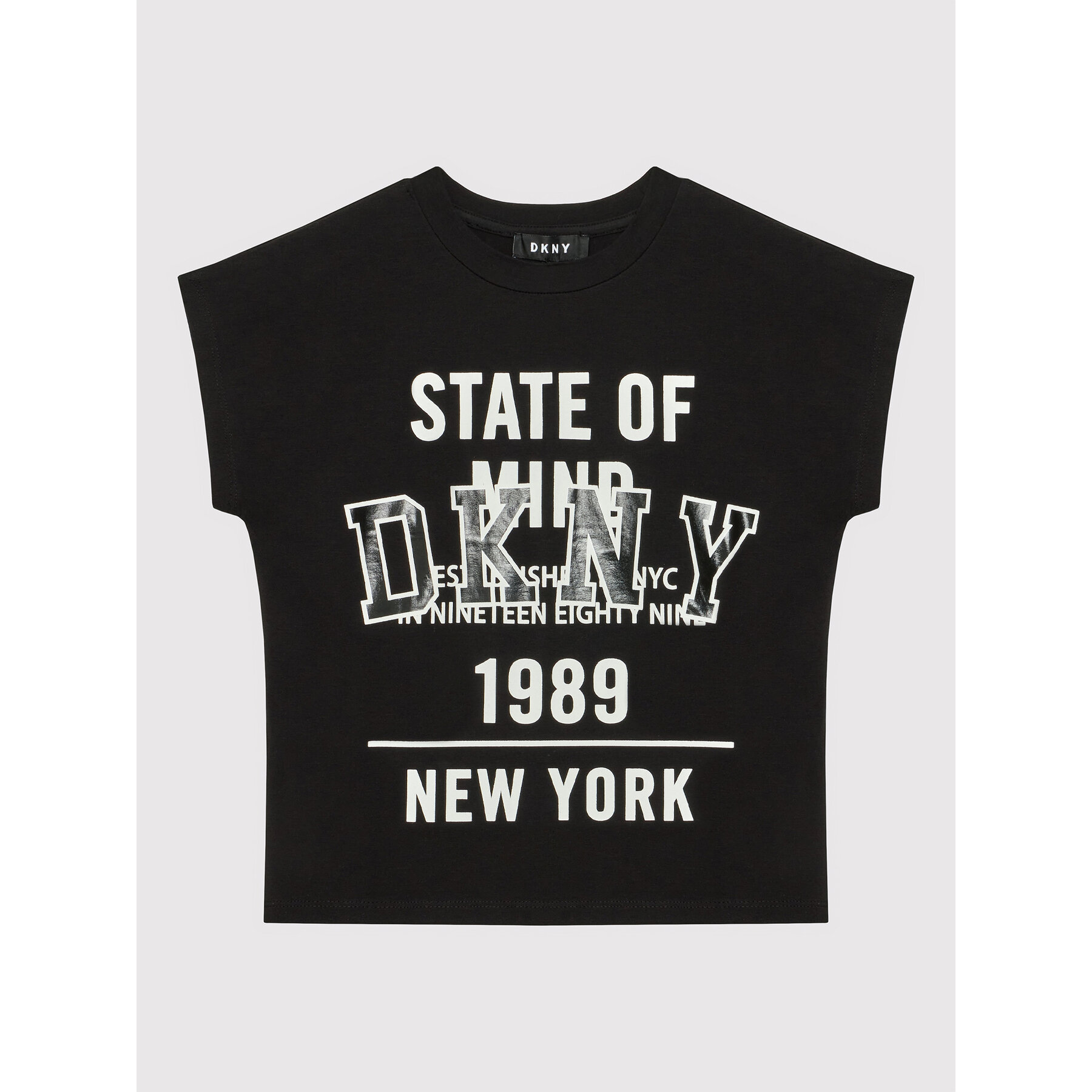 DKNY Póló D35S01 M Fekete Relaxed Fit