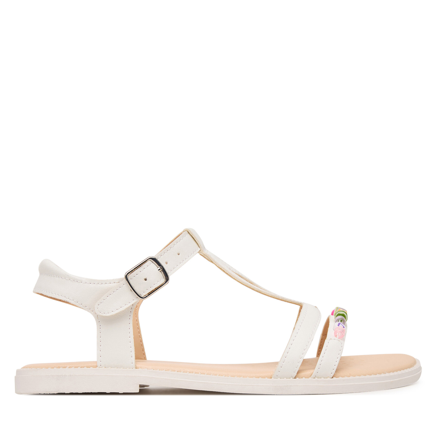 Σανδάλια Geox Jr Sandal Karly J6535H 000BC C1000 D Λευκό