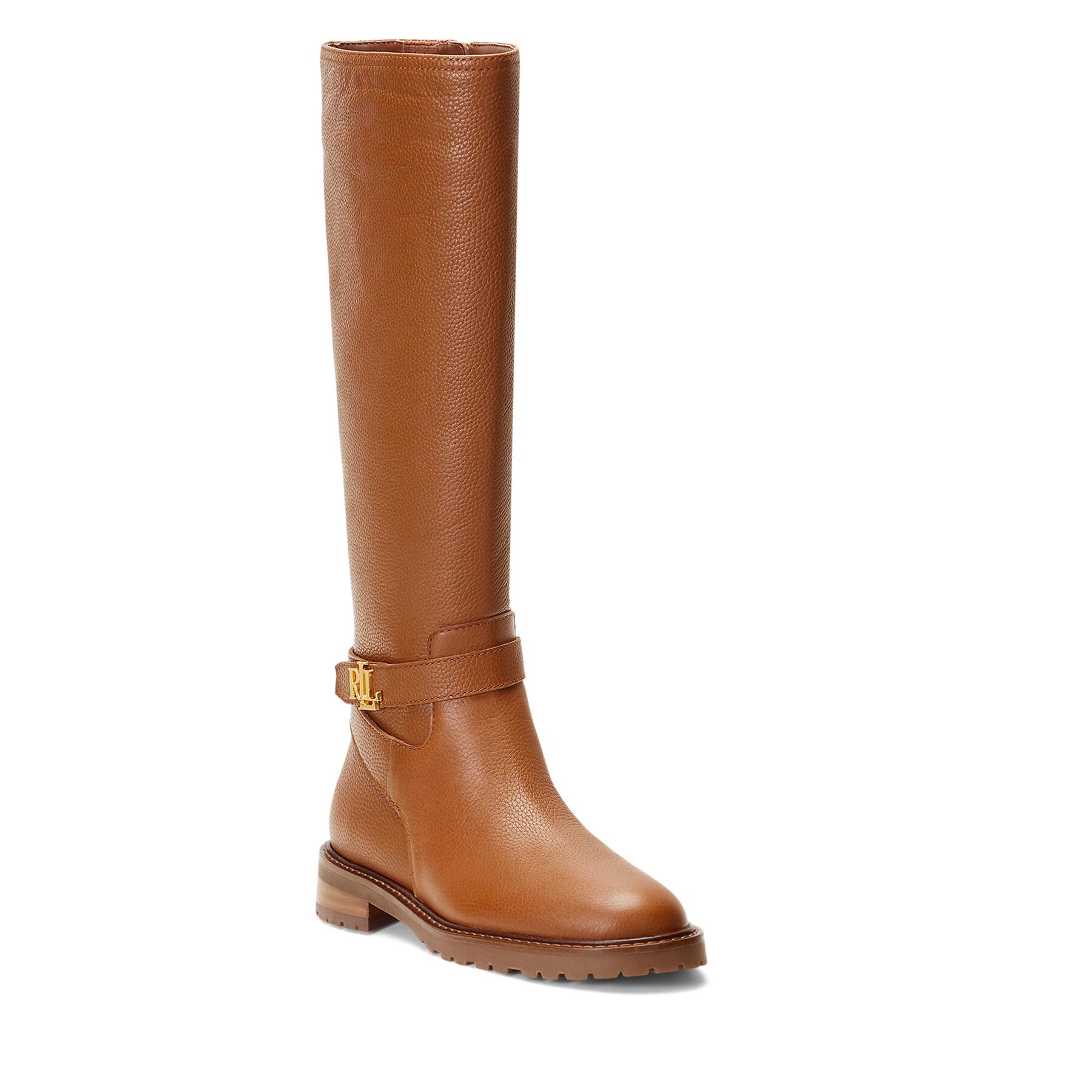 Jahalni škornji Lauren Ralph Lauren 802915444002 Deep Saddle Tan