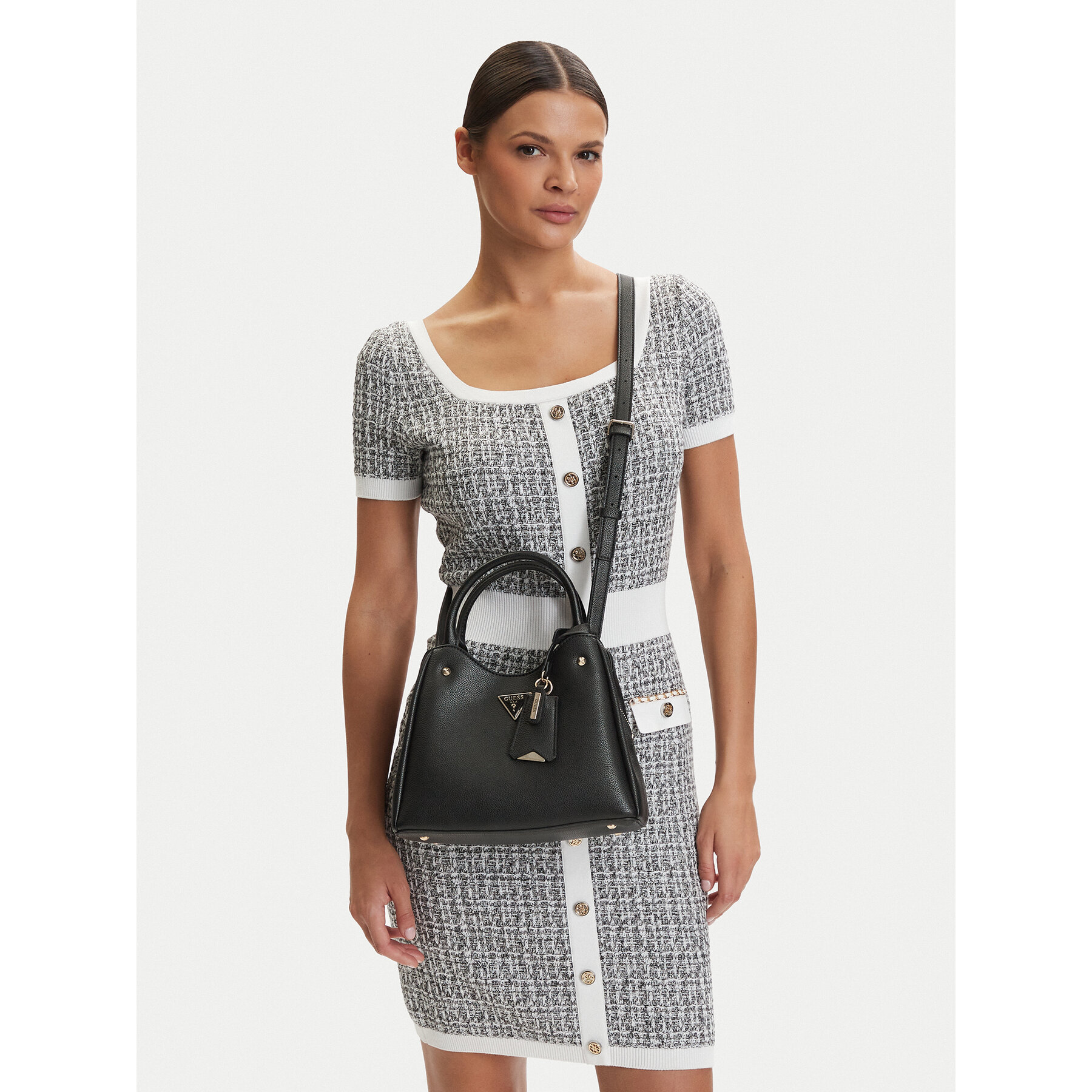 Geantă Guess Meridian II HWBG69 74050 Negru
