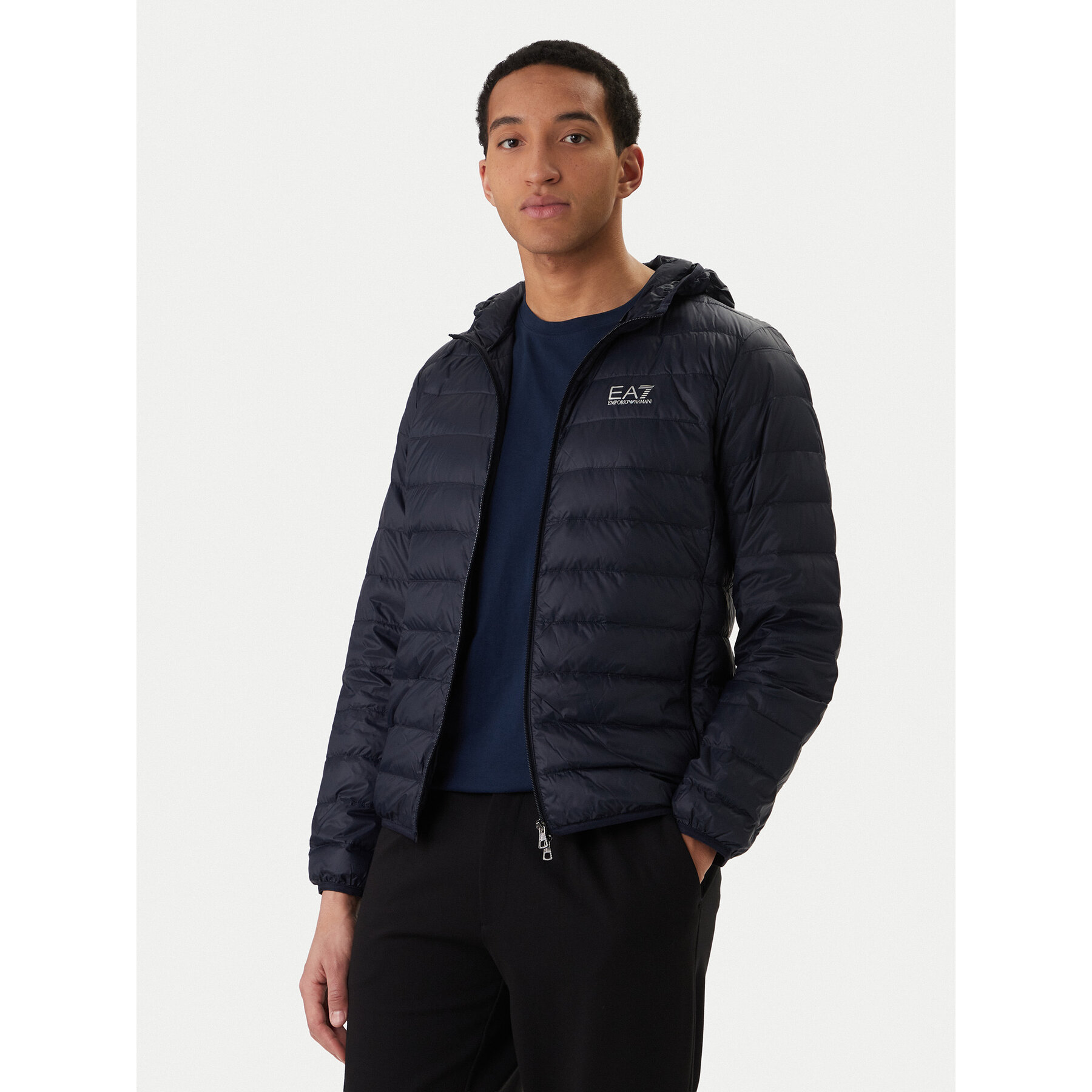 EA7 Emporio Armani Daunenjacke 8NPB24 PNGPZ 1562 Dunkelblau Regular Fit