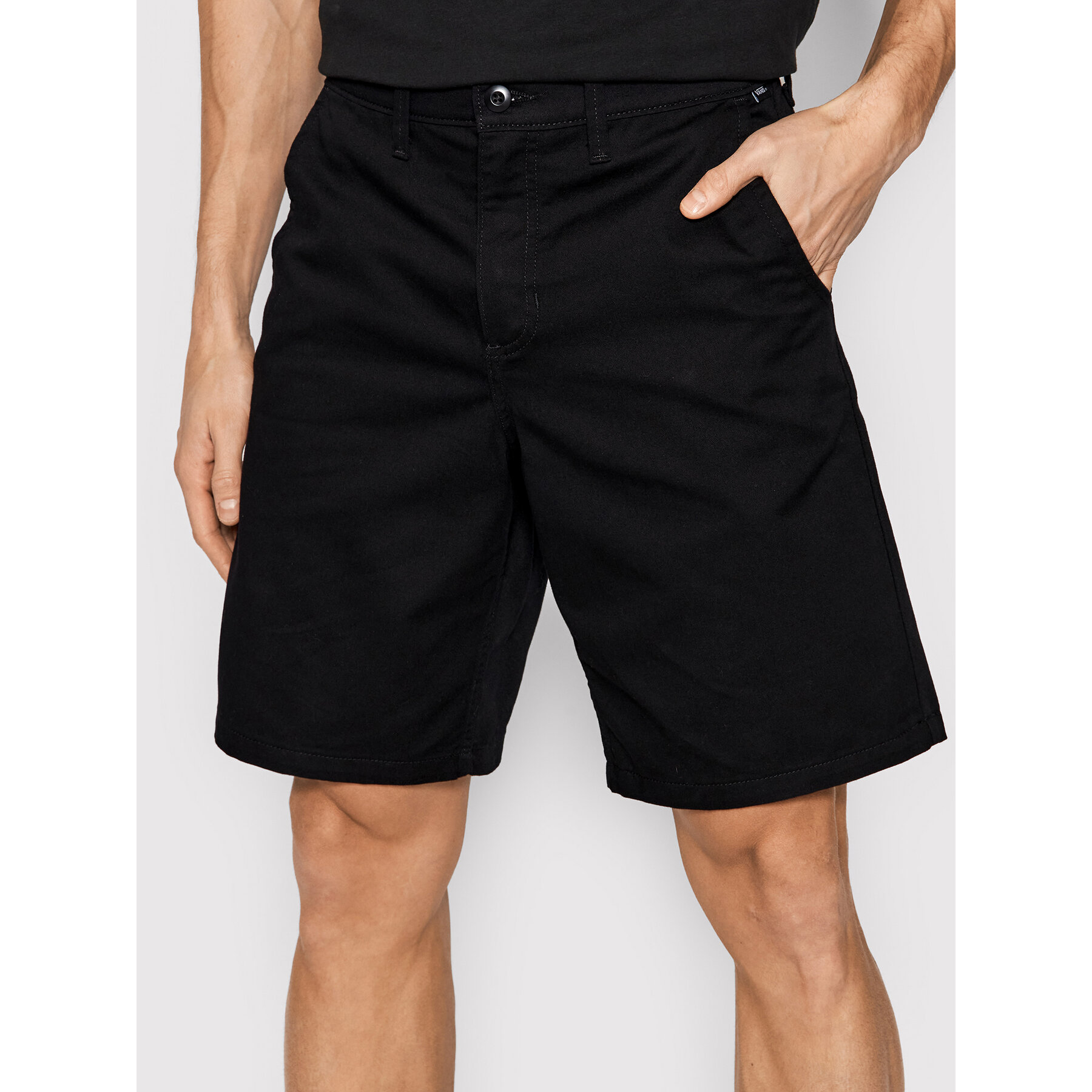 Vans Stoffshorts Authentic VN0A5FJX Schwarz Relaxed Fit