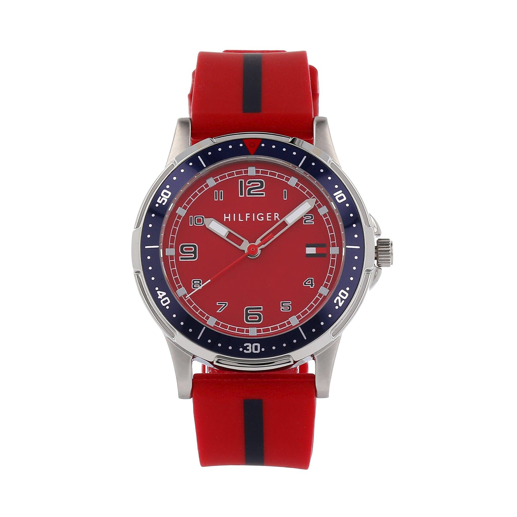 

Годинник Tommy Hilfiger Boys Communion 1720035 Silver/Red, Червоний