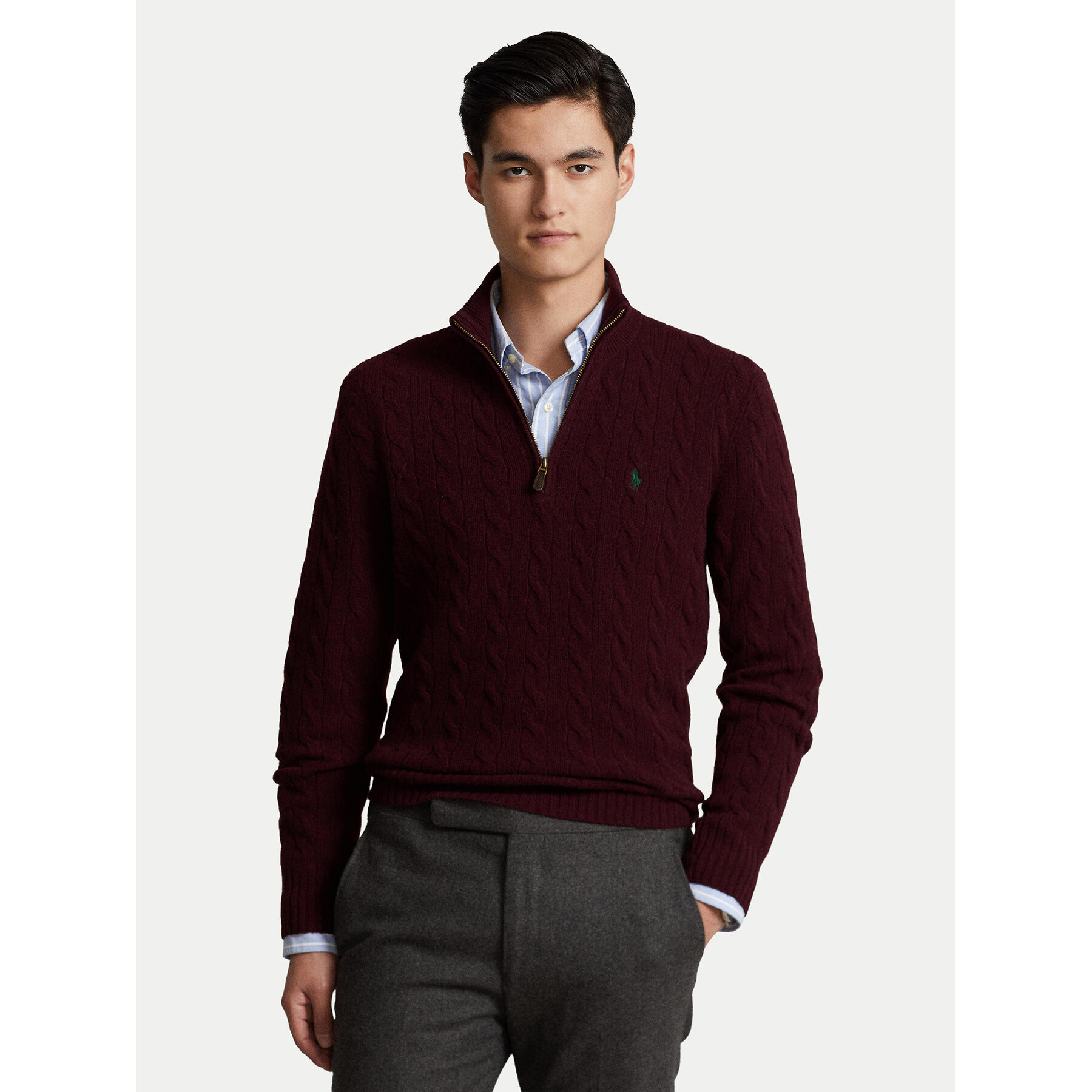 Polo Ralph Lauren Pullover 710876766007 Dunkelrot Regular Fit