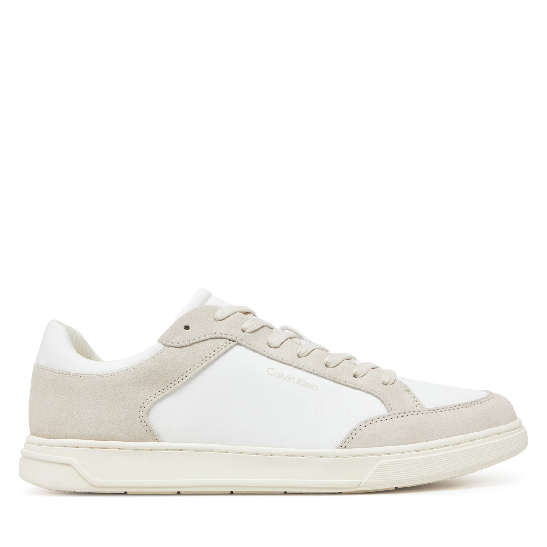 Sneakers Calvin Klein Low Top Lace Up Repreve Mix HM0HM01802 Alb