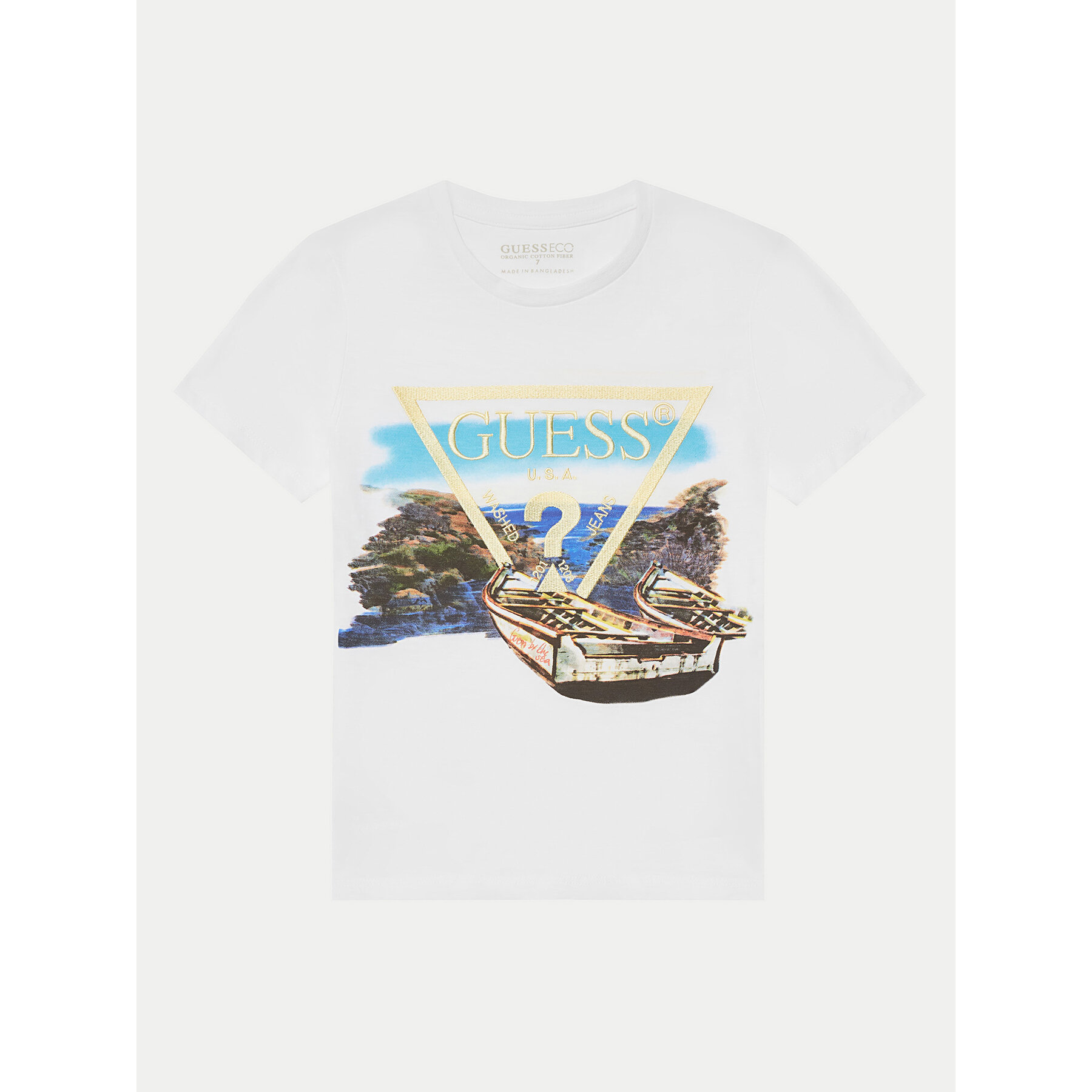 Guess T-Shirt L5GI07 K6XN4 Bianco Regular Fit
