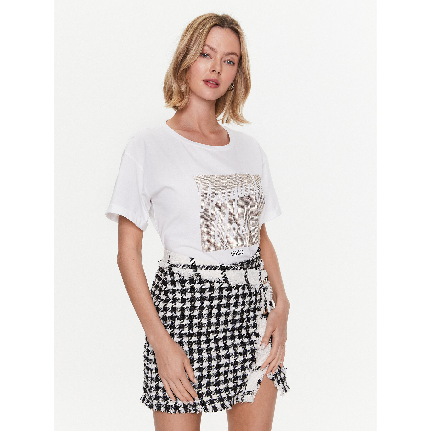 Liu Jo T-Shirt WA3277 JS923 Λευκό Regular Fit