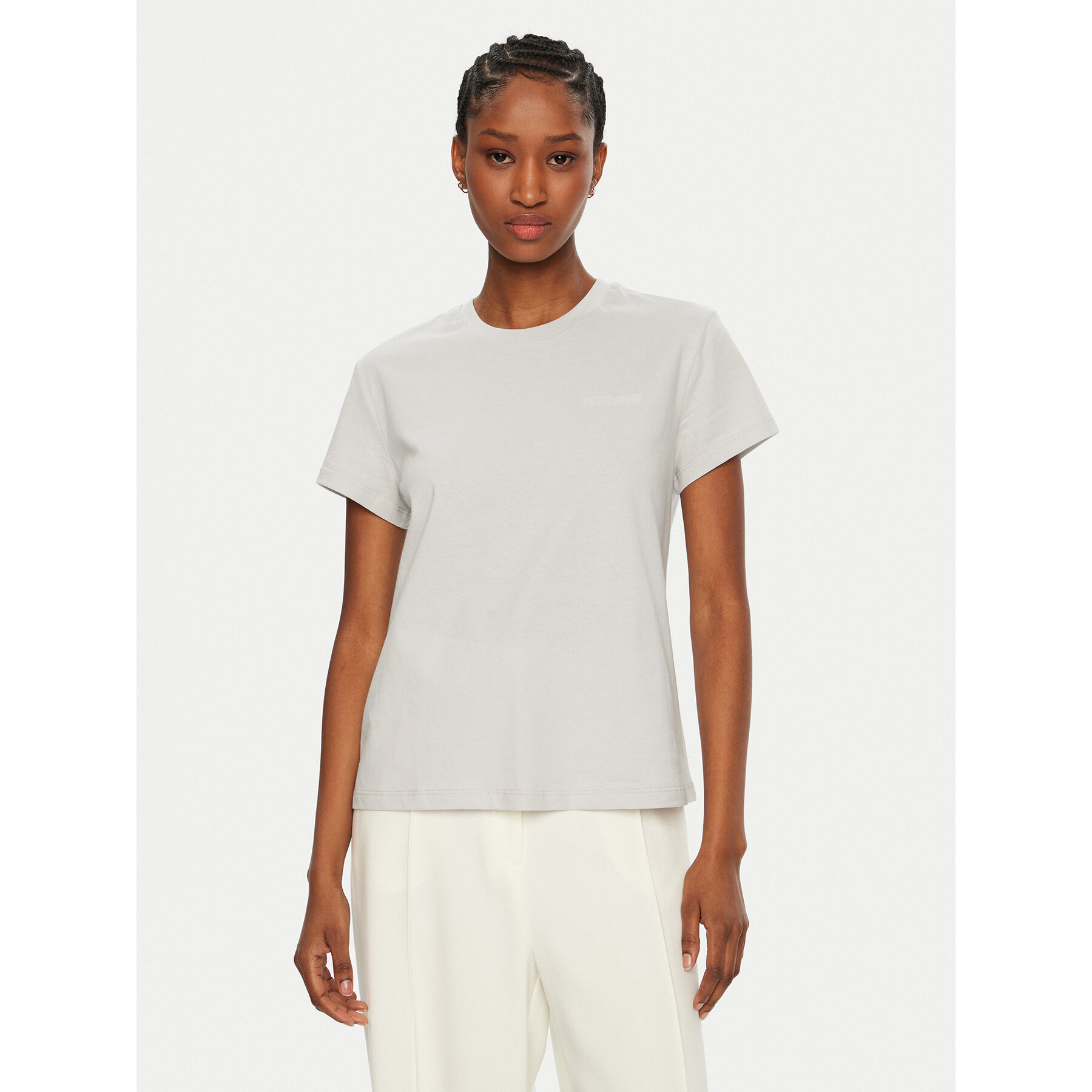 Patrizia Pepe T-Shirt 8M1543/J111-S702 Γκρι Regular Fit