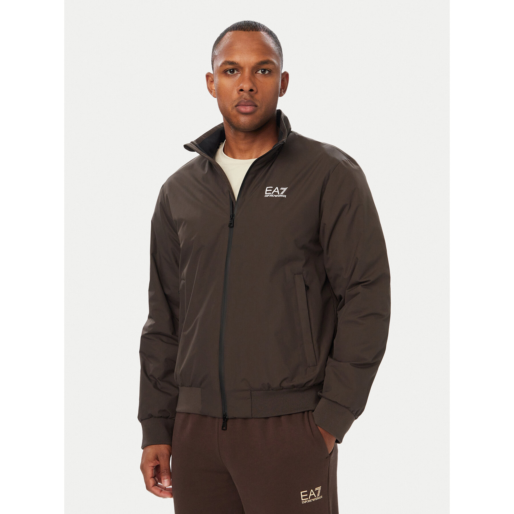 EA7 Emporio Armani Bomberjacke 8NPB20 PNFZZ U6027 Dunkelbraun Regular Fit