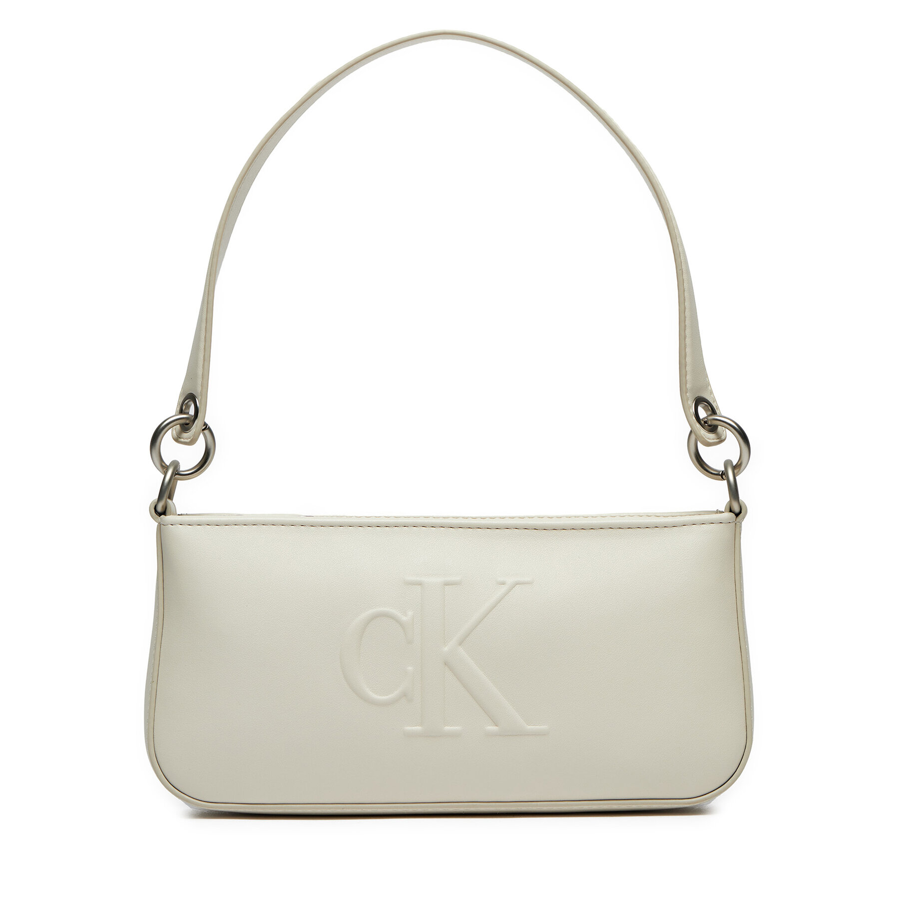 Calvin Klein Jeans Τσάντα Calvin Klein Jeans Sculpted Shoulder K60K612725 Εκρού