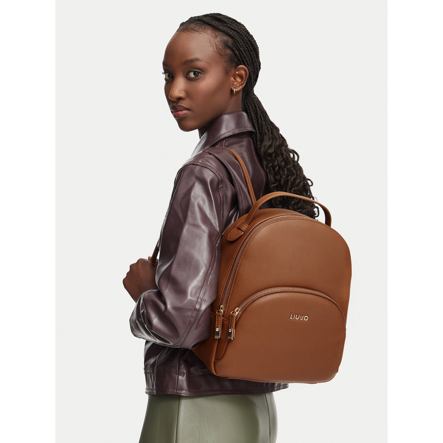 Ruksak Liu Jo AF6209 E1019 Smeđa