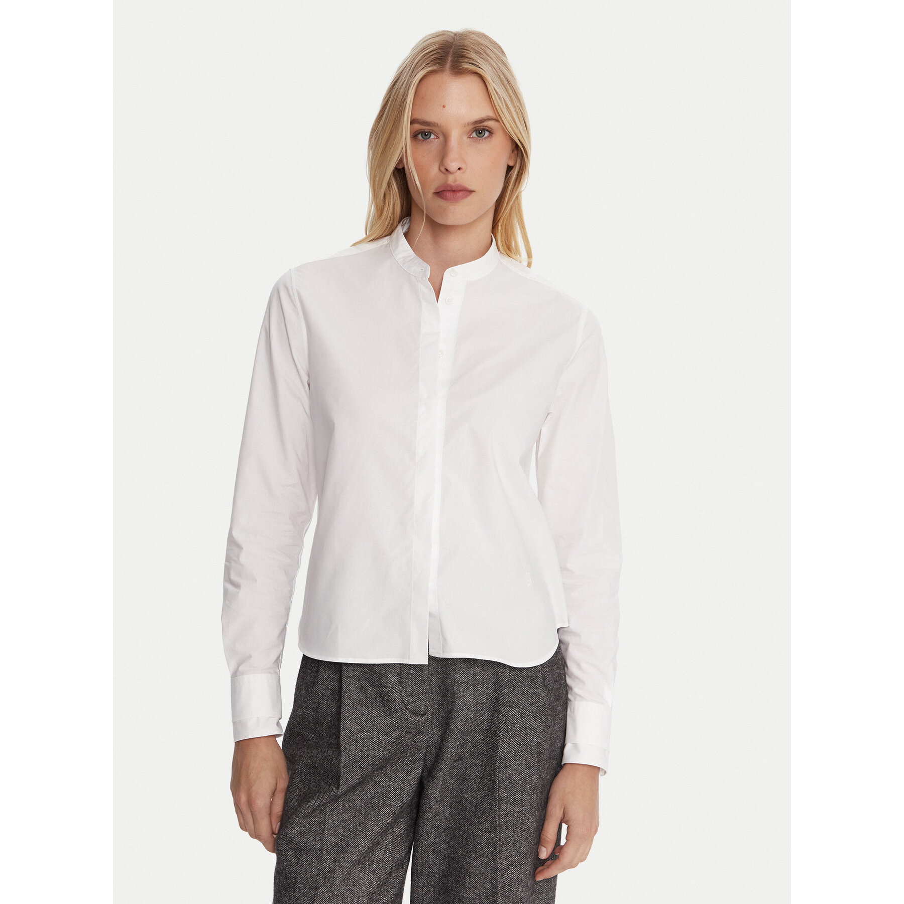 BOSS Hemd Bertyna 50543684 Weiß Regular Fit