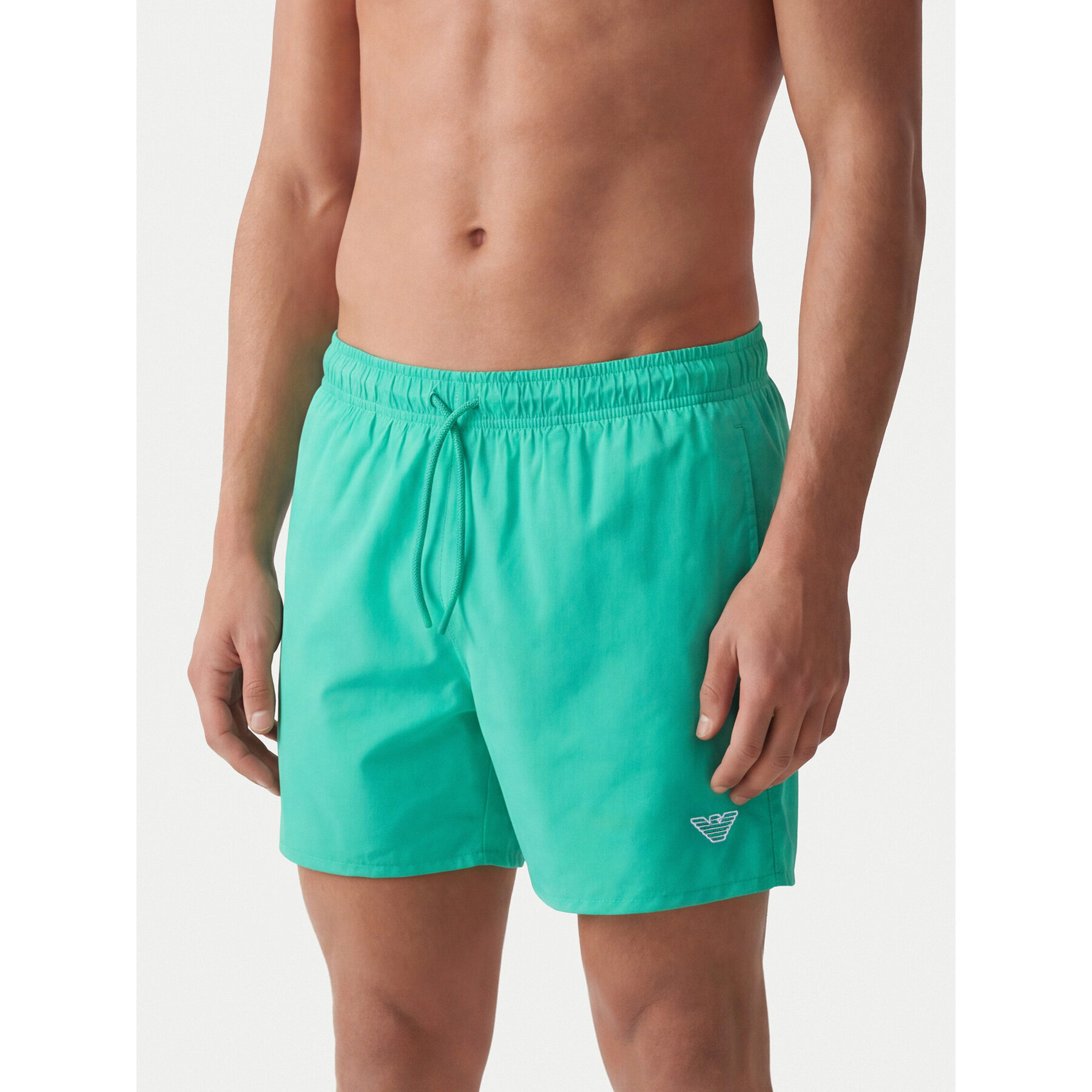 Emporio Armani Badeshorts EM000583 AF20424 U7308 Grün Regular Fit