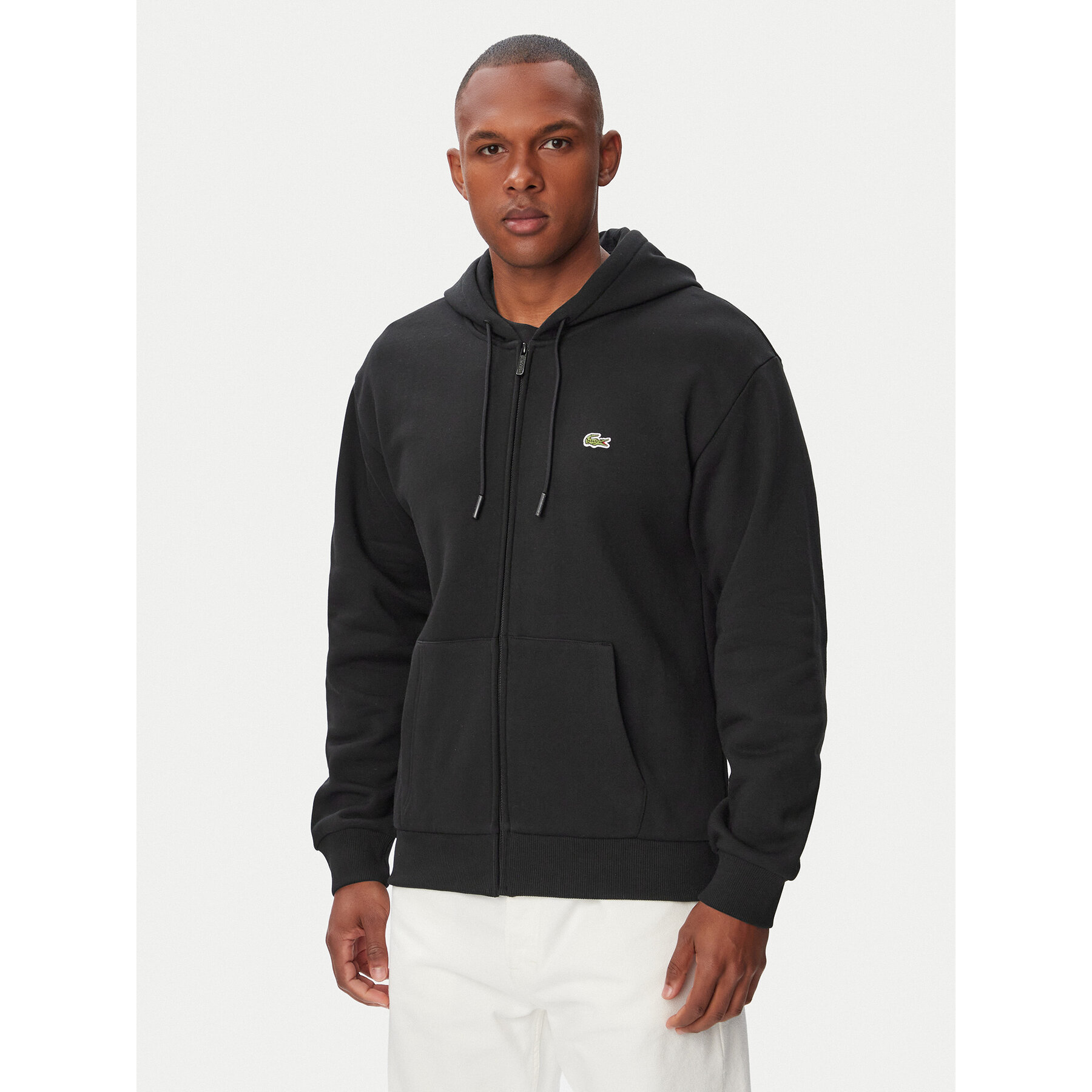 Lacoste Sweatshirt SH8864 Schwarz Regular Fit
