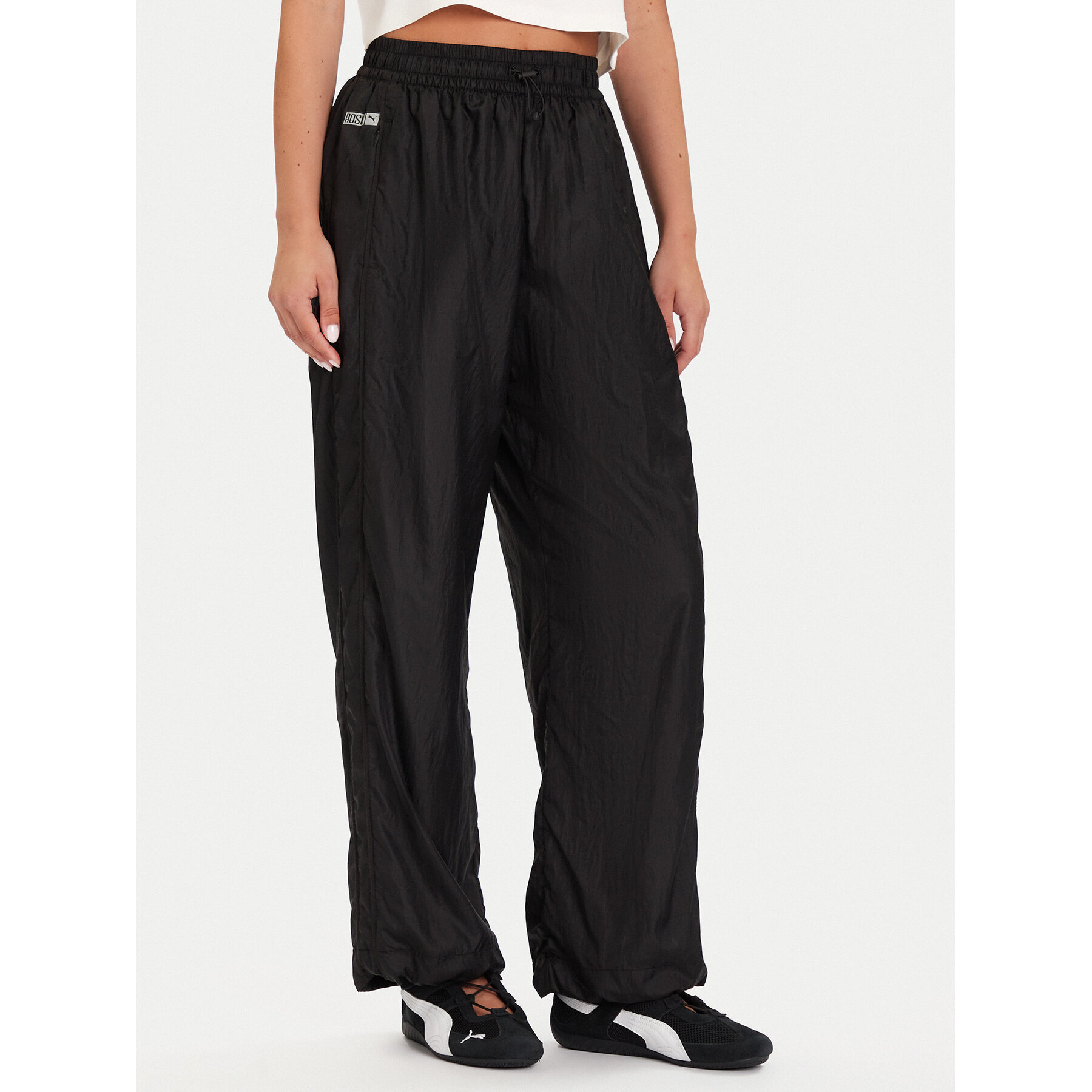 Puma Jogginghose PUMA X ROSÉ T7 633796 01 Schwarz Relaxed Fit