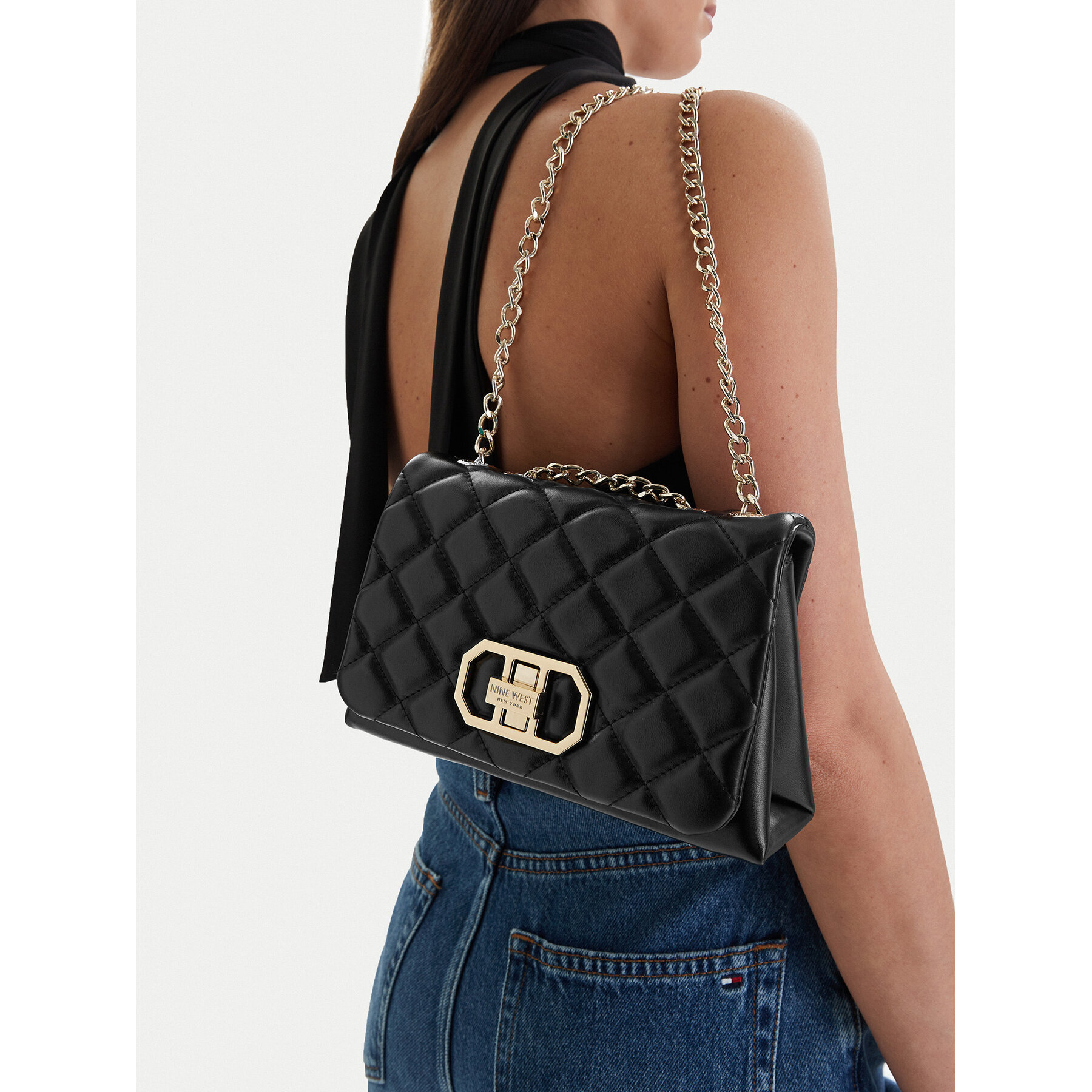 Geantă Nine West CEO-Siena-LDA8700 Negru