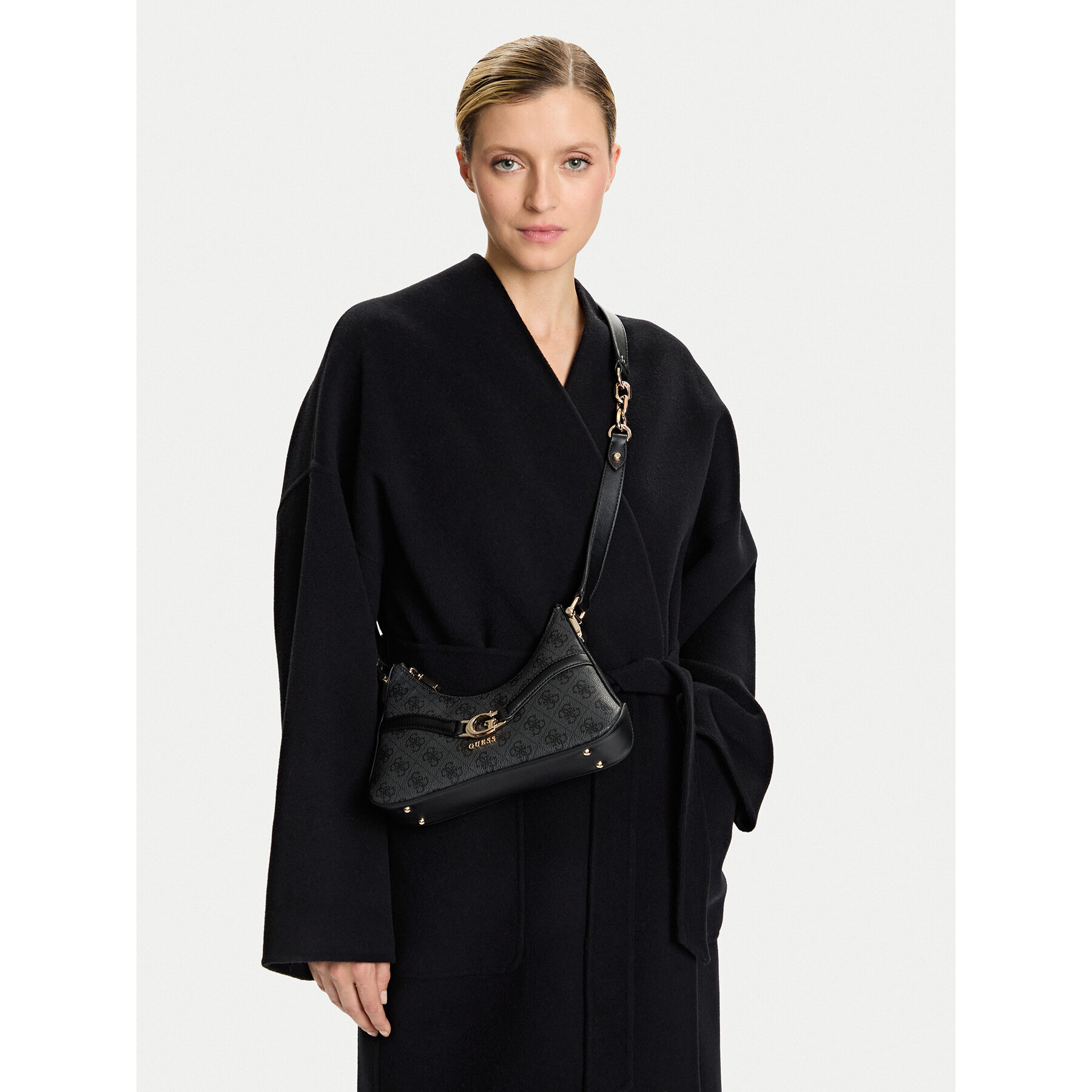 Τσάντα Guess Dea Mini HWSG79 93730 Γκρι