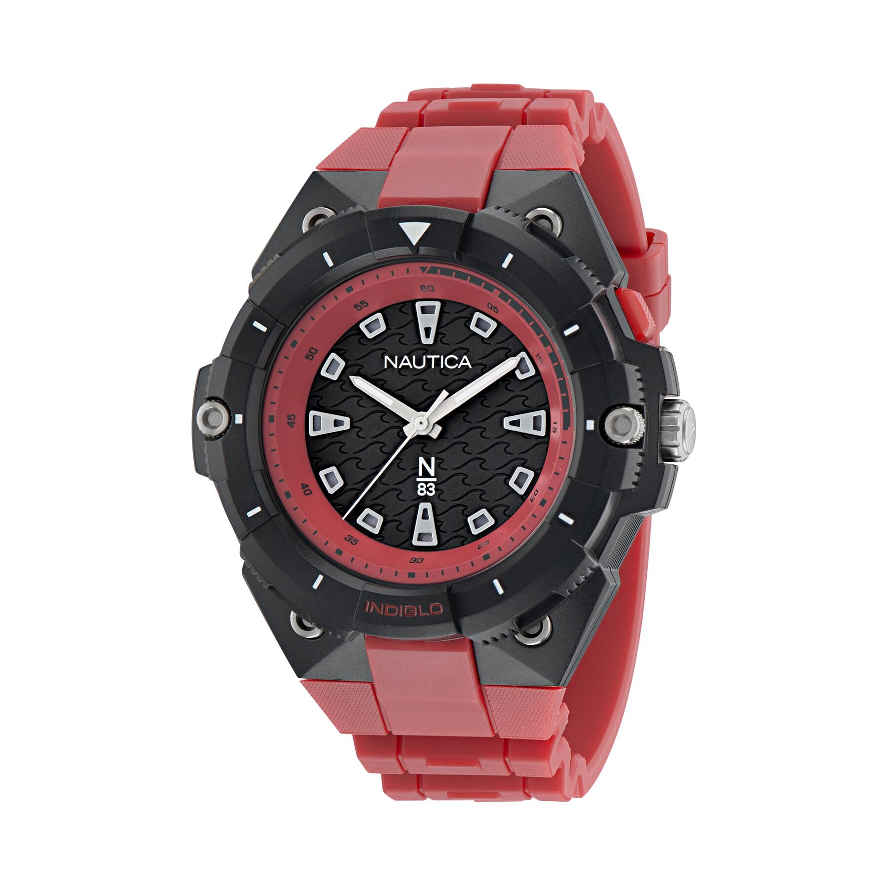 Pulkstenis Nautica NAPCNS406 Sarkans