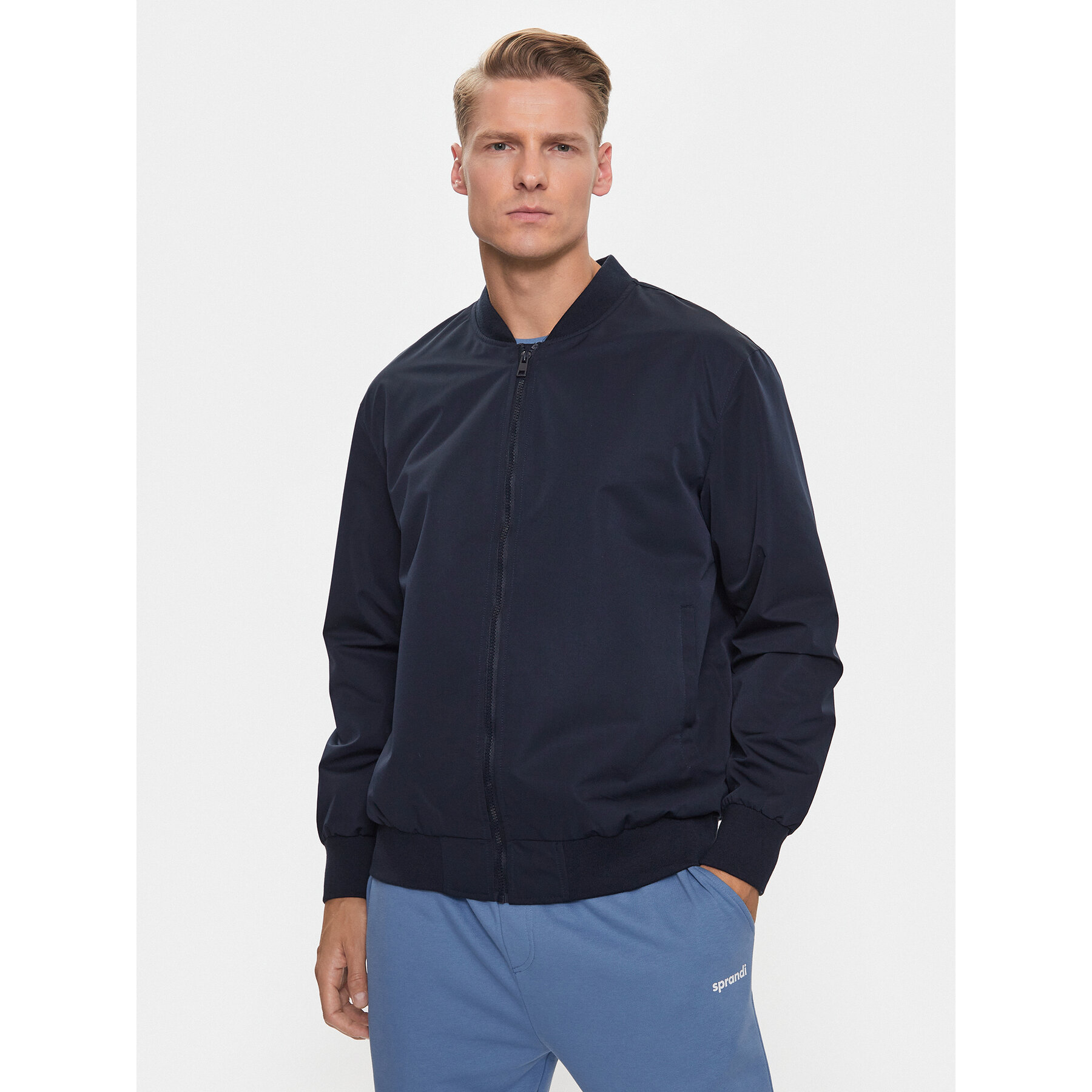 Sprandi Bomberjacke SP3-KUM002 Dunkelblau Regular Fit