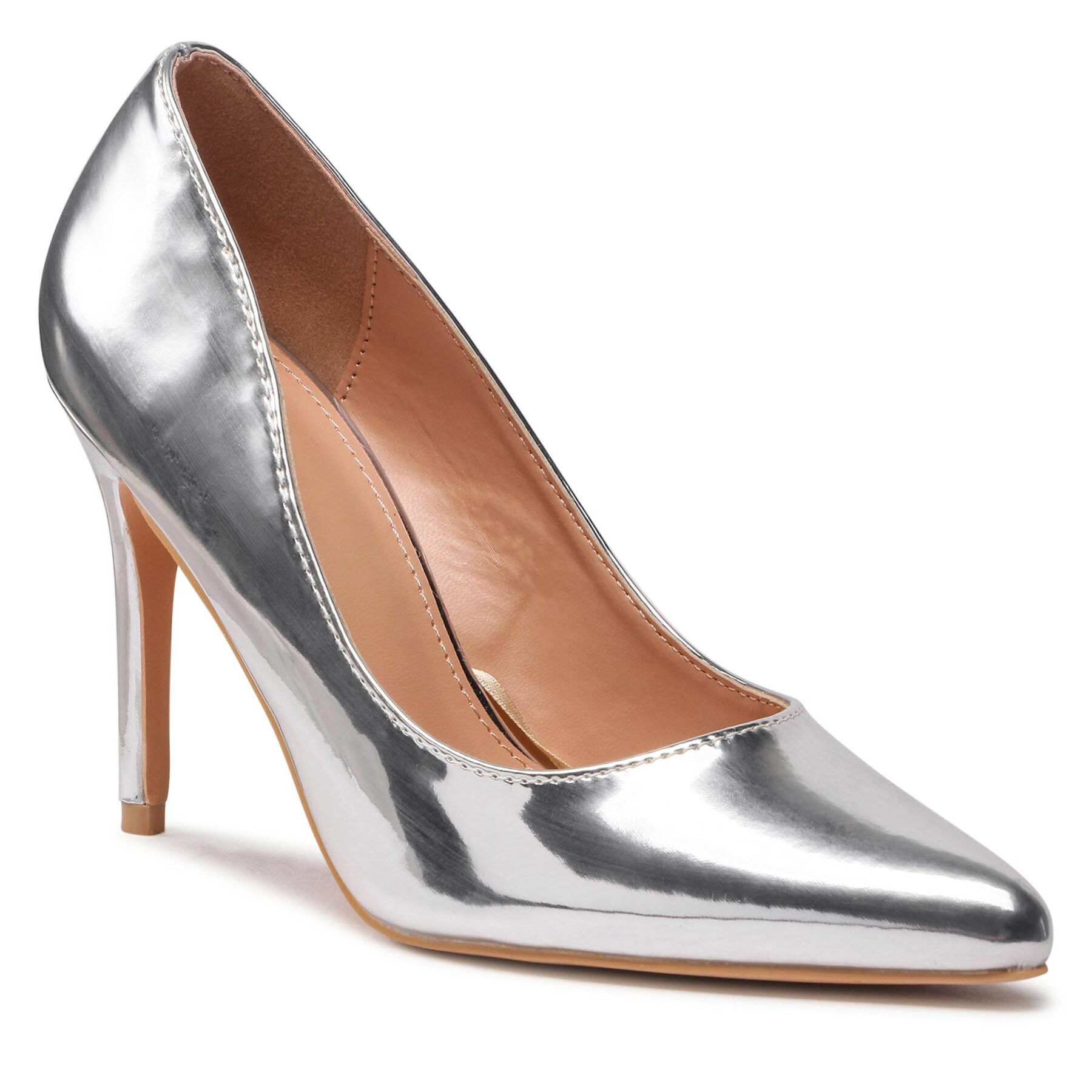 Čevlji z visoko peto Naomi KL-1123-01 Silver