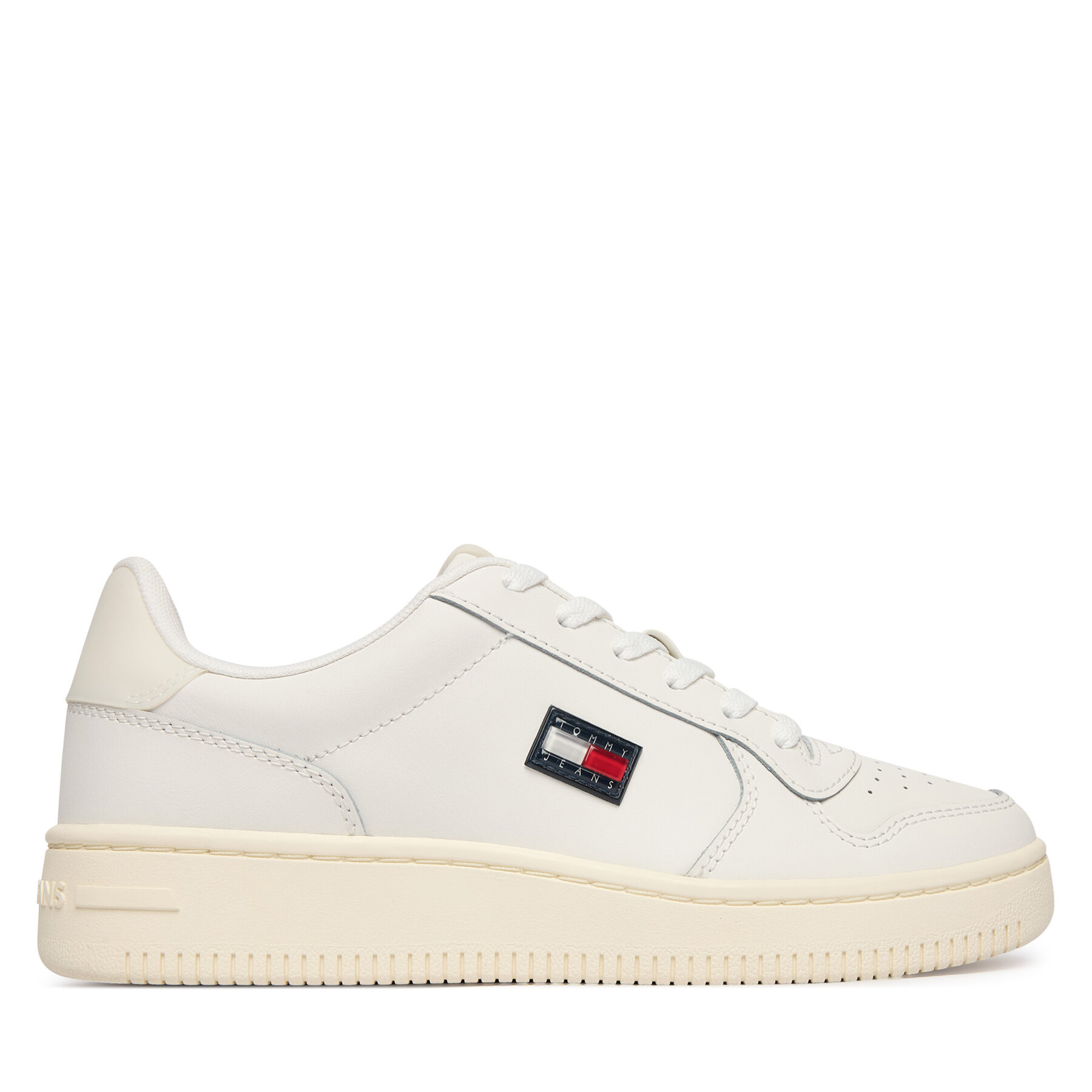 Sneakers Tommy Jeans Tjw Basket EN0EN02980 Alb