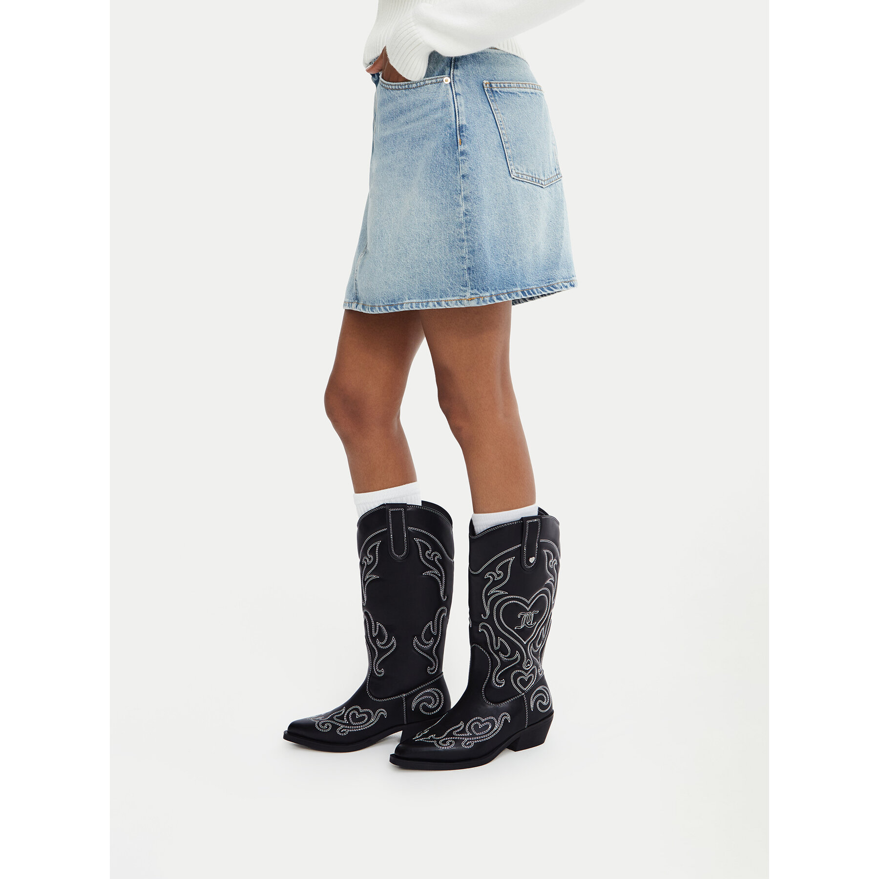 Каубойски обувки Juicy Couture CEO-HY24113-10 Черен