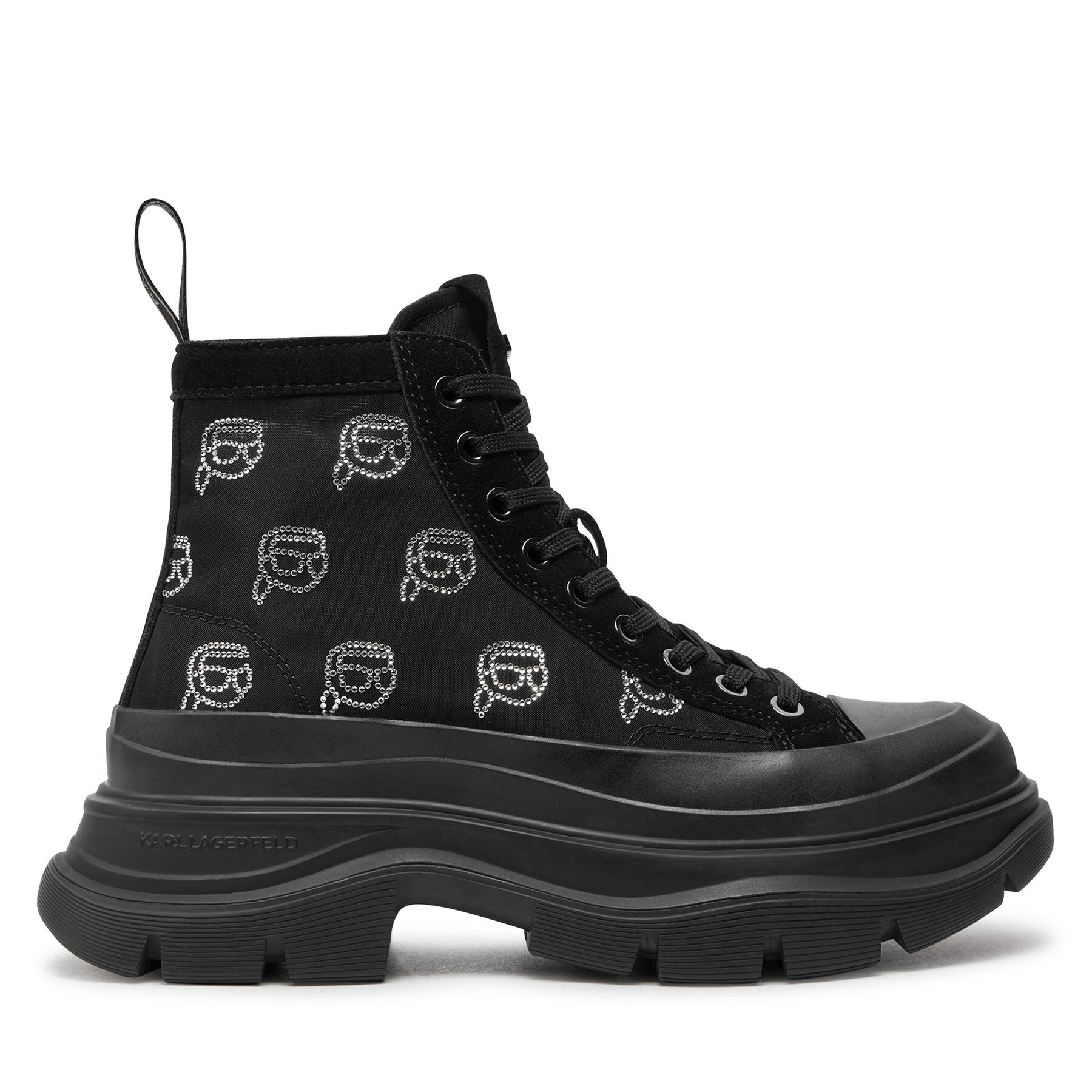 Žygio batai KARL LAGERFELD KL42941 Juoda