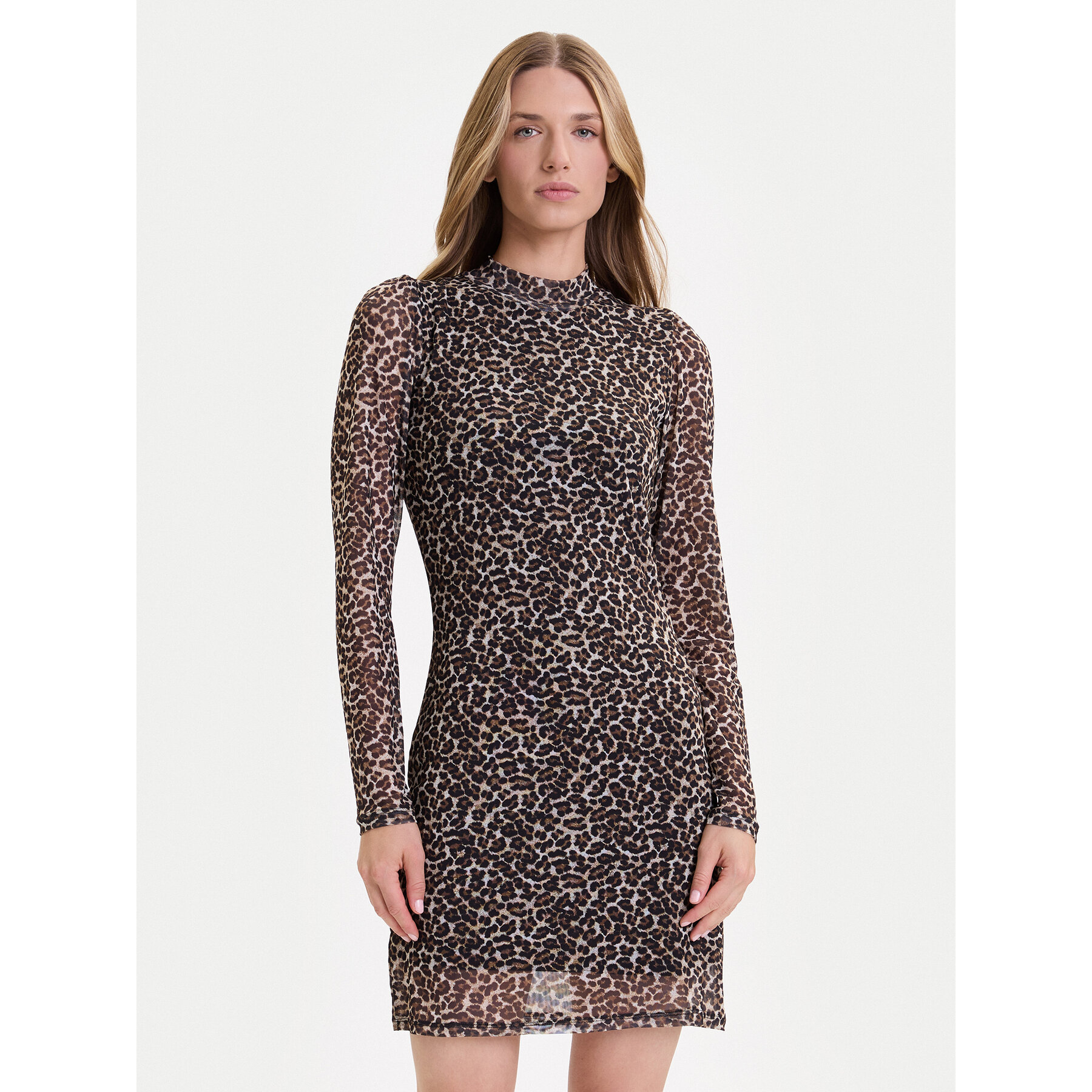 ONLY Kleid für den Alltag Erica 15355845 Beige Regular Fit