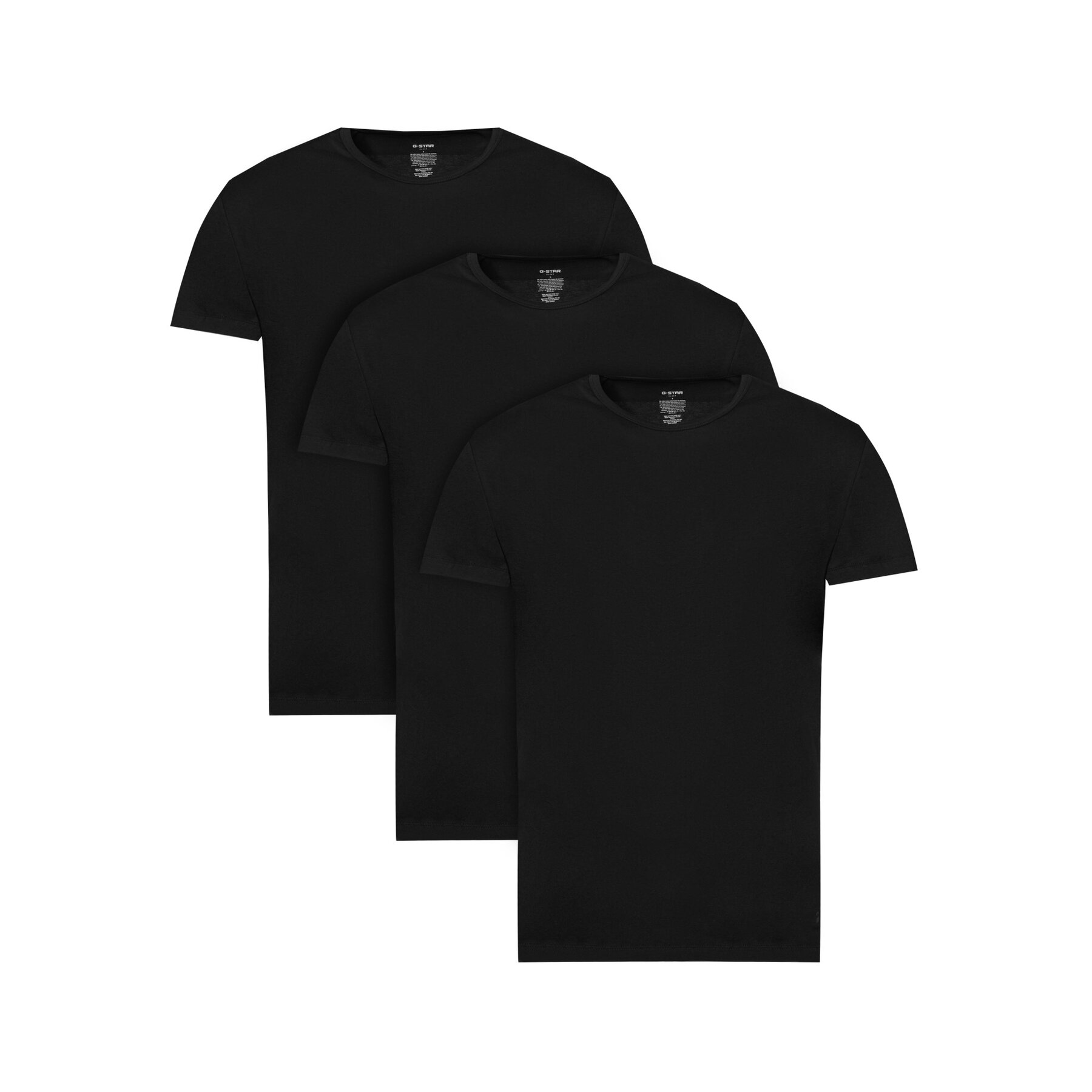 G-Star Raw T-Shirt-Set D29456 01 Schwarz Regular Fit