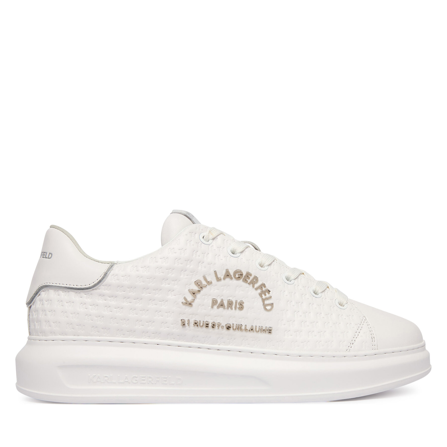 Sneakers KARL LAGERFELD Kapri KL52536K Alb