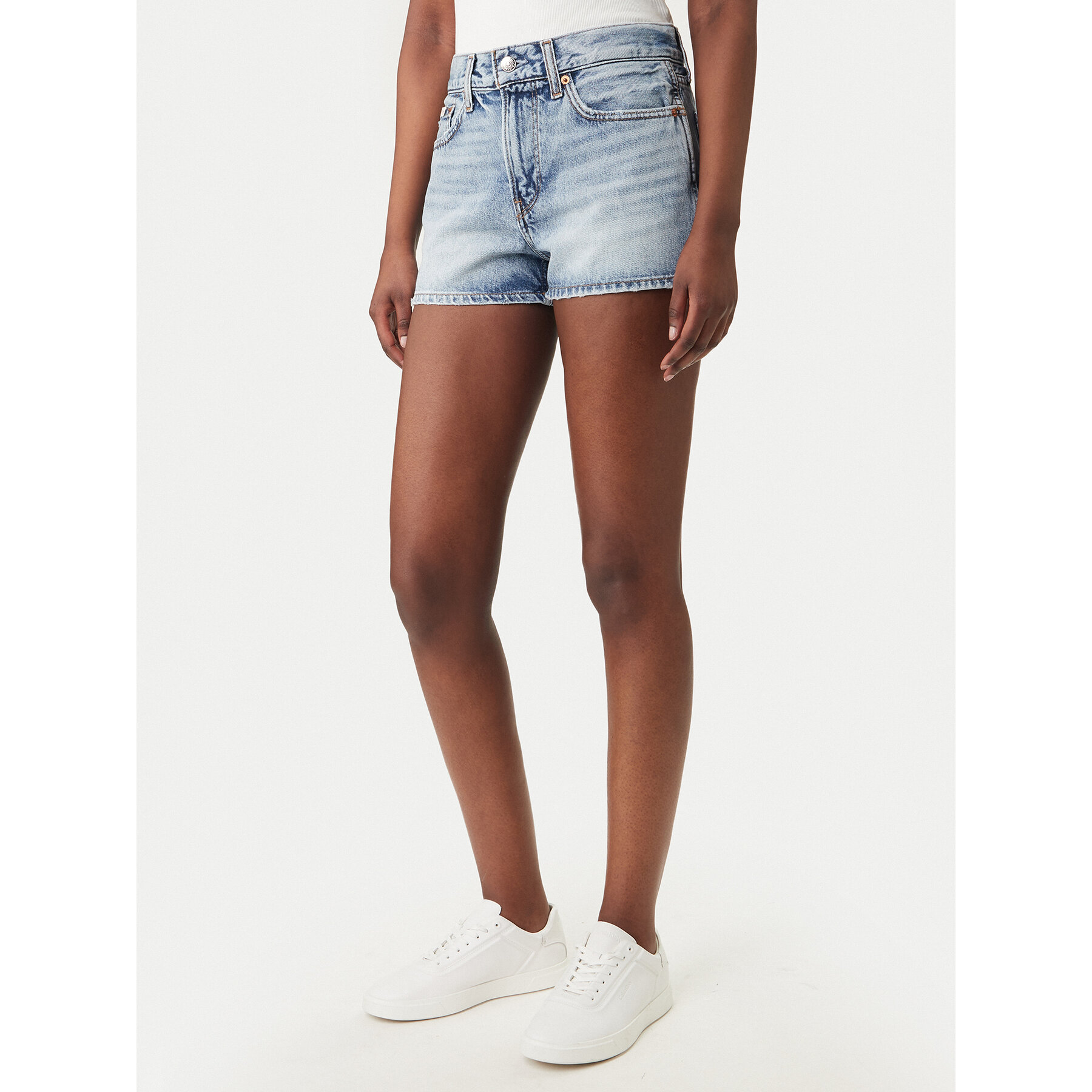 Calvin Klein Jeans Jeansshorts LV047F770G Blau Slim Fit