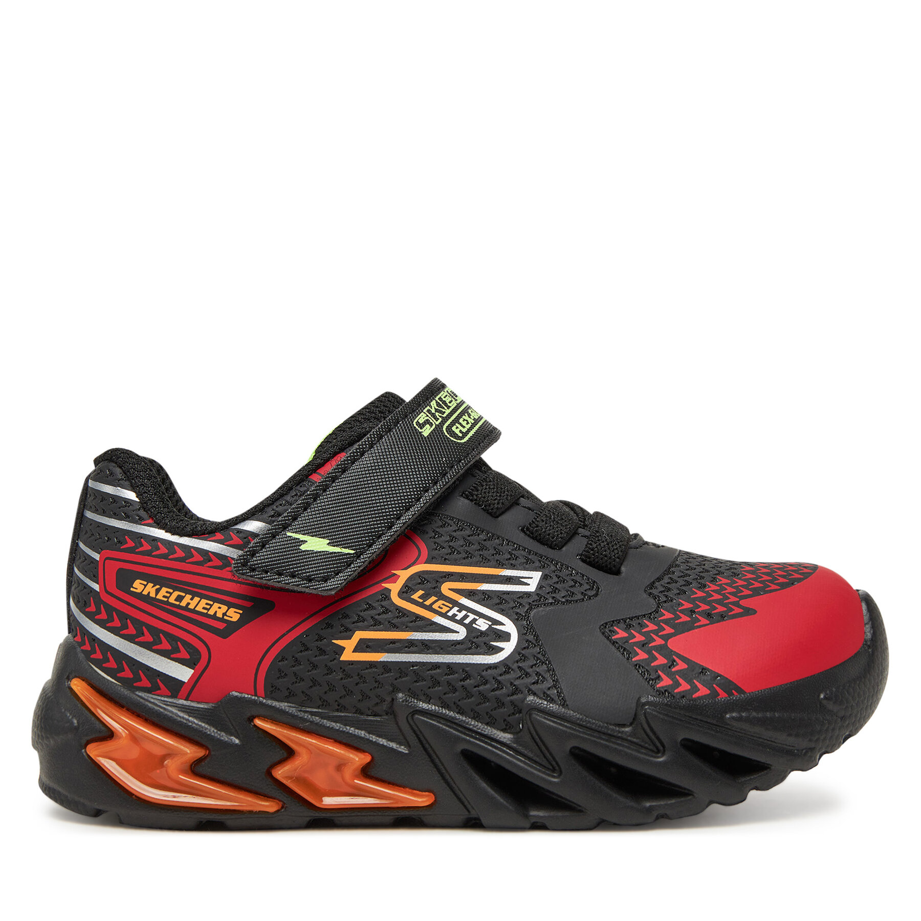 Sneakersy Skechers Flex-Glow Bolt- 400138N/BKRD Čierna