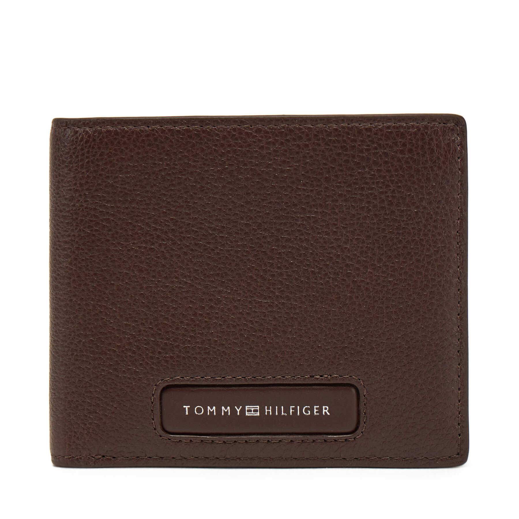 Duży Portfel Męski Tommy Hilfiger Brązowy Th Monogram Cc And Coin AM0AM13252