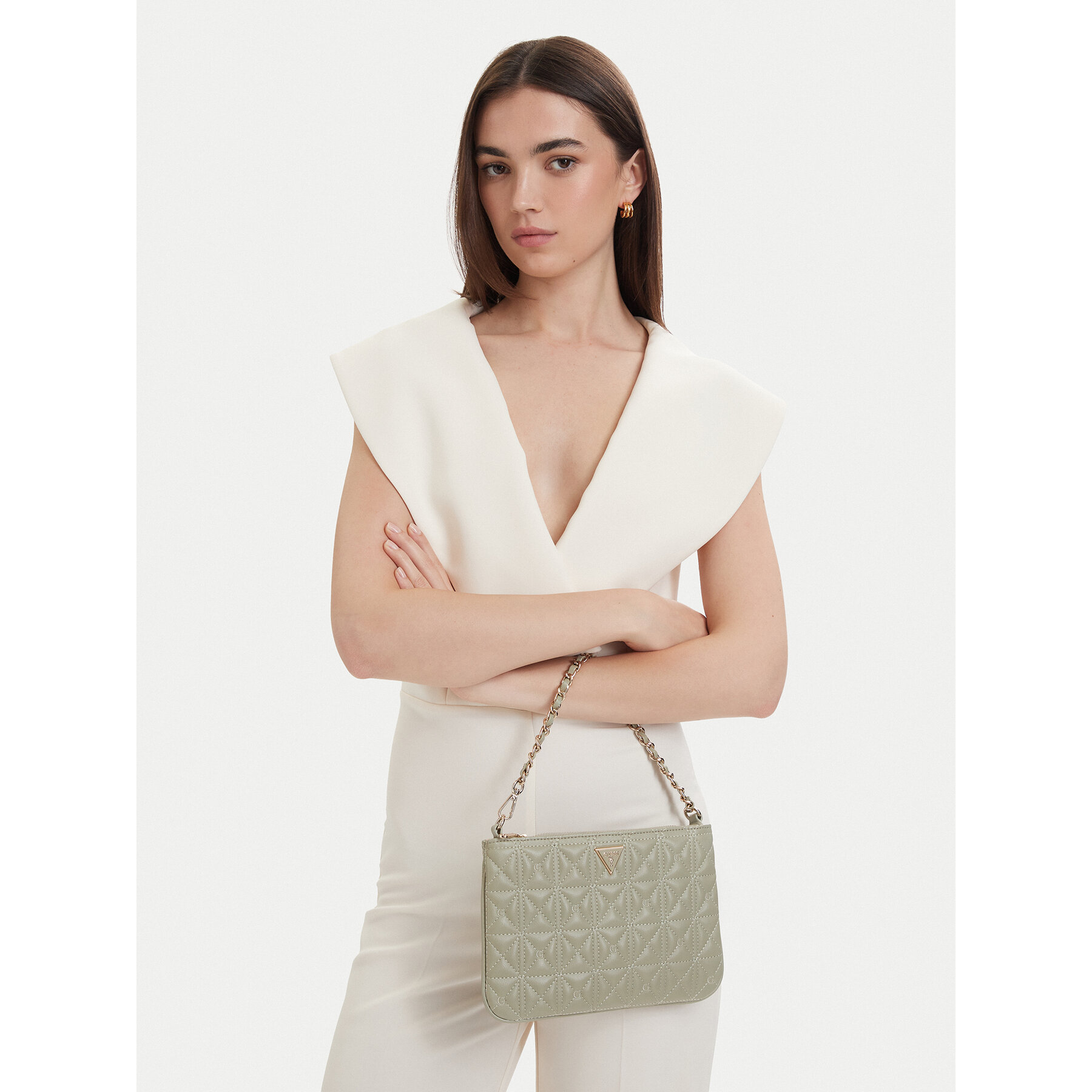 Дамска чанта Guess PW7568 P6274 Зелен