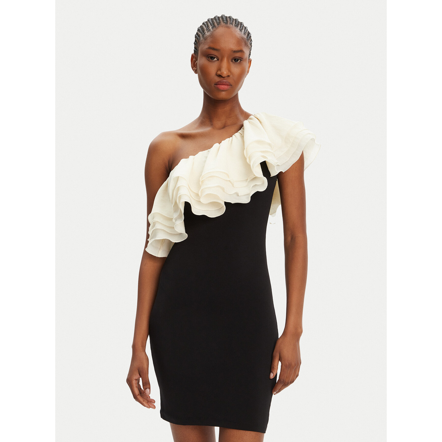 Eleh Coctailkleid ESS250260 Schwarz Regular Fit
