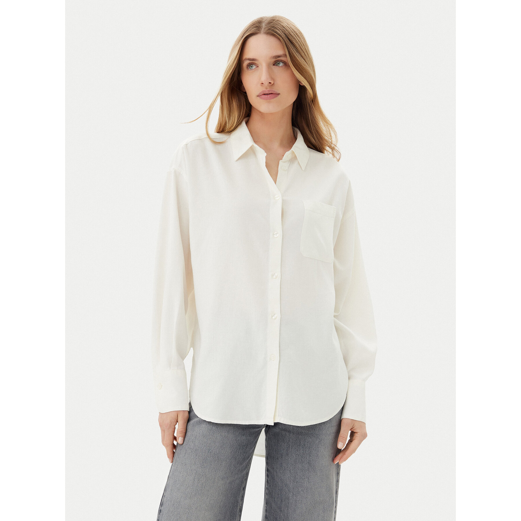 JJXX Hemd Jamie 12269668 Weiß Oversize