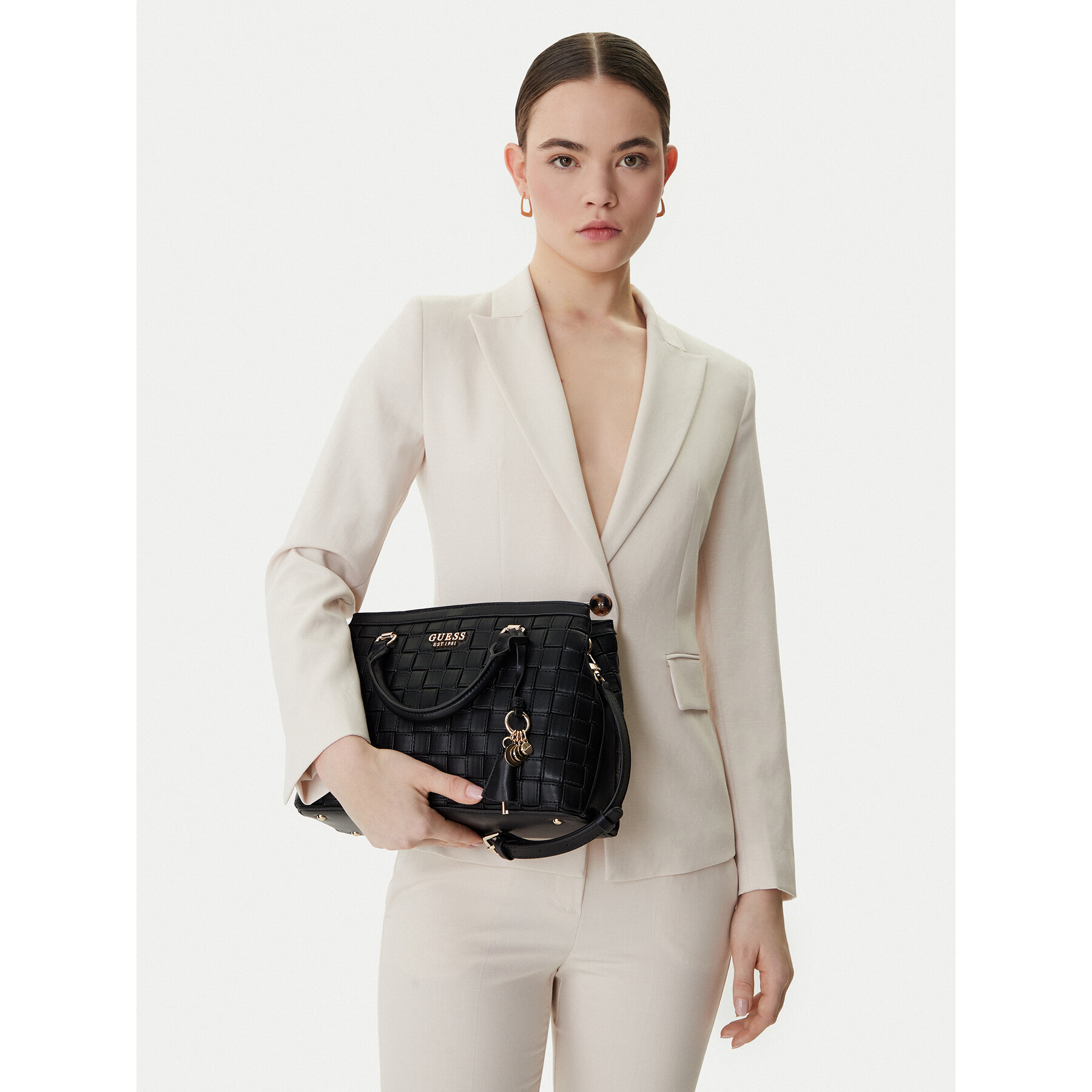 Geantă Guess Sandy HWWG84 18060 Negru