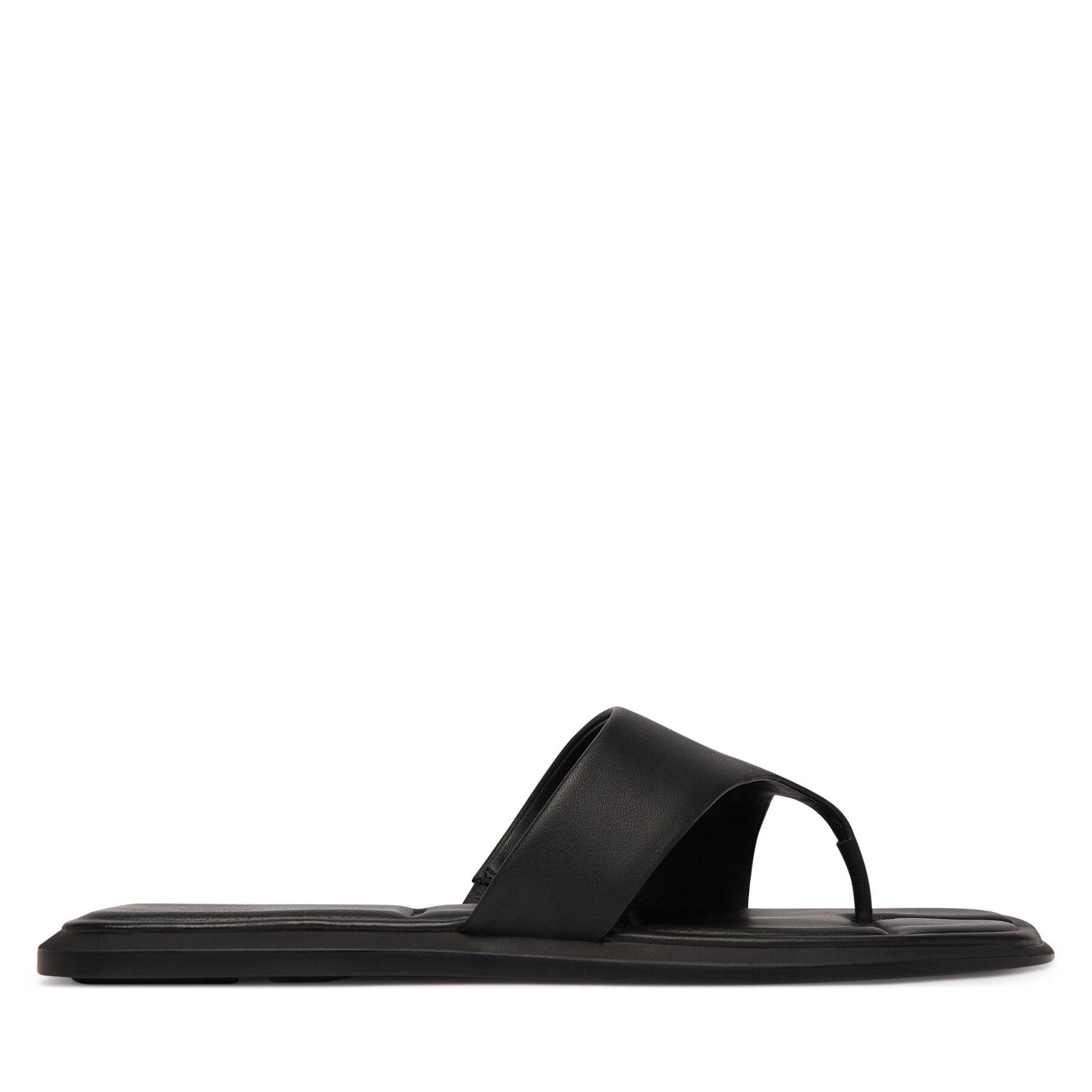 Infradito Calvin Klein Leather Toe Post Sandals HW0HW02866 Nero