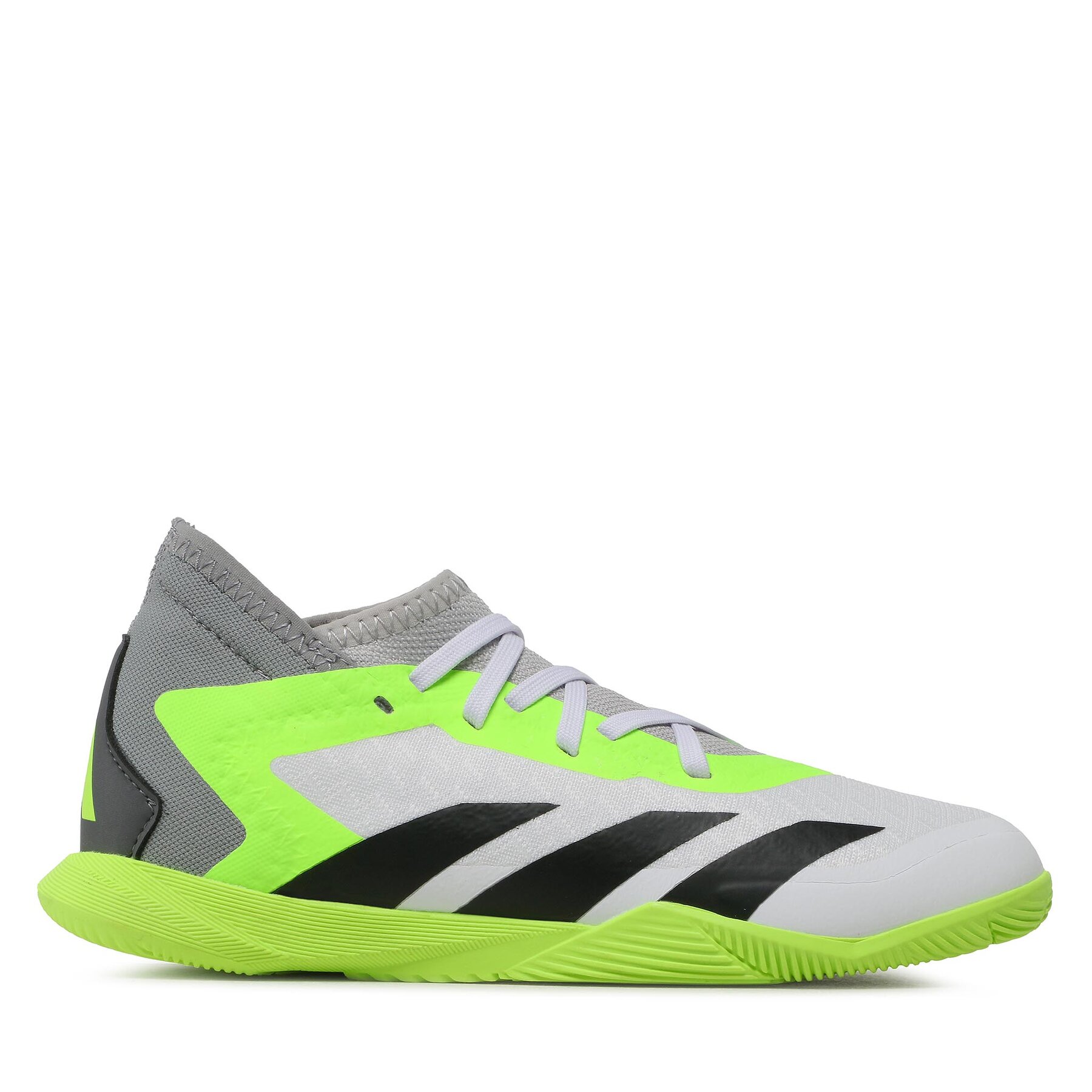 Adidas Predator Accuracy.3 IN Kids cloud white/core black/lucid lemon - Botas de fútbol