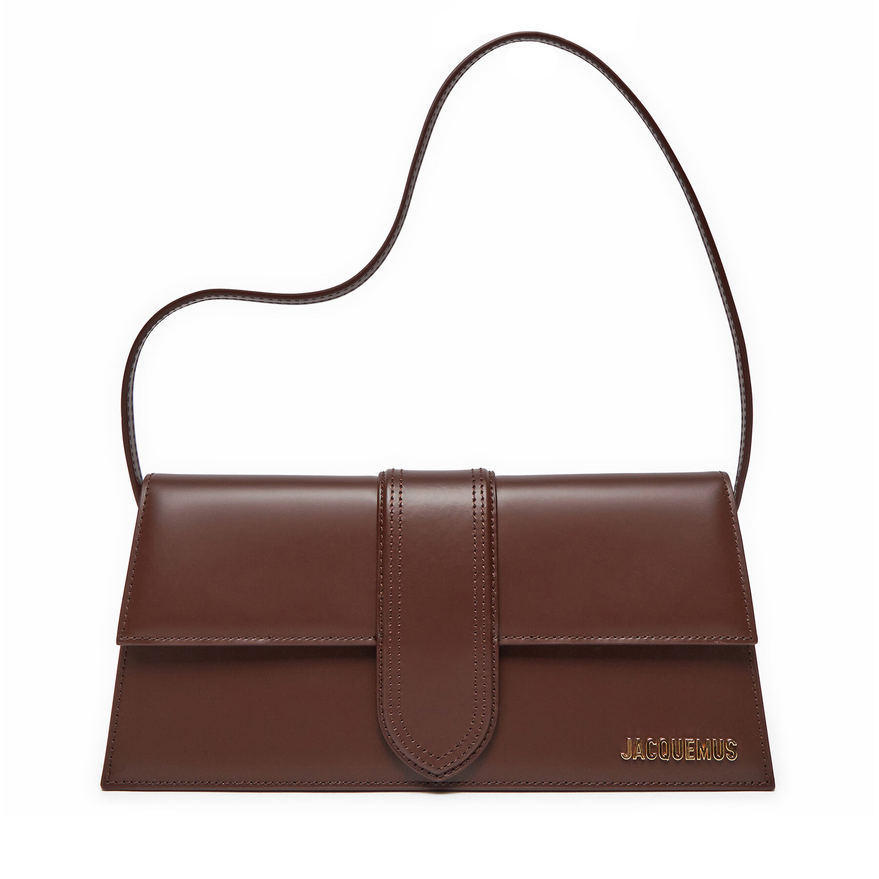 Sac à main JACQUEMUS Le Bambino Long 221BA013 Marron